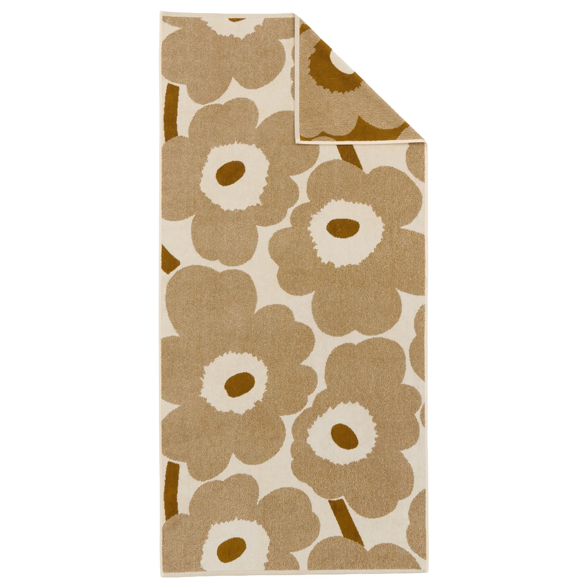 Unikko Off White Bronze badehåndkle 70 x 150 cm