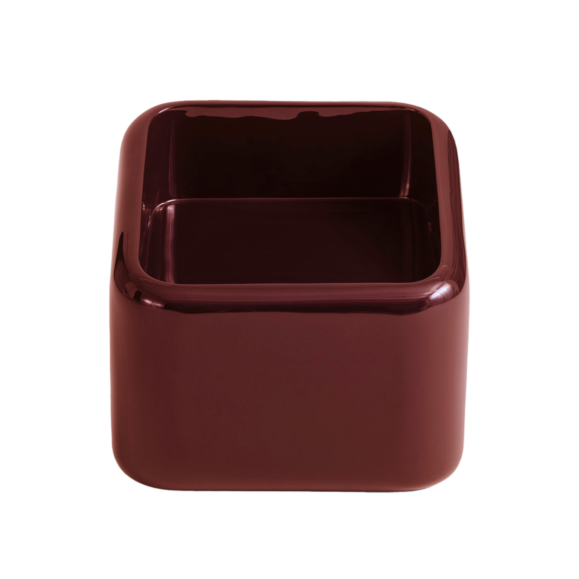 NO GA Projects - Square Angled Module Table Red - Sofabord - Willo Perron - Rød - Plast