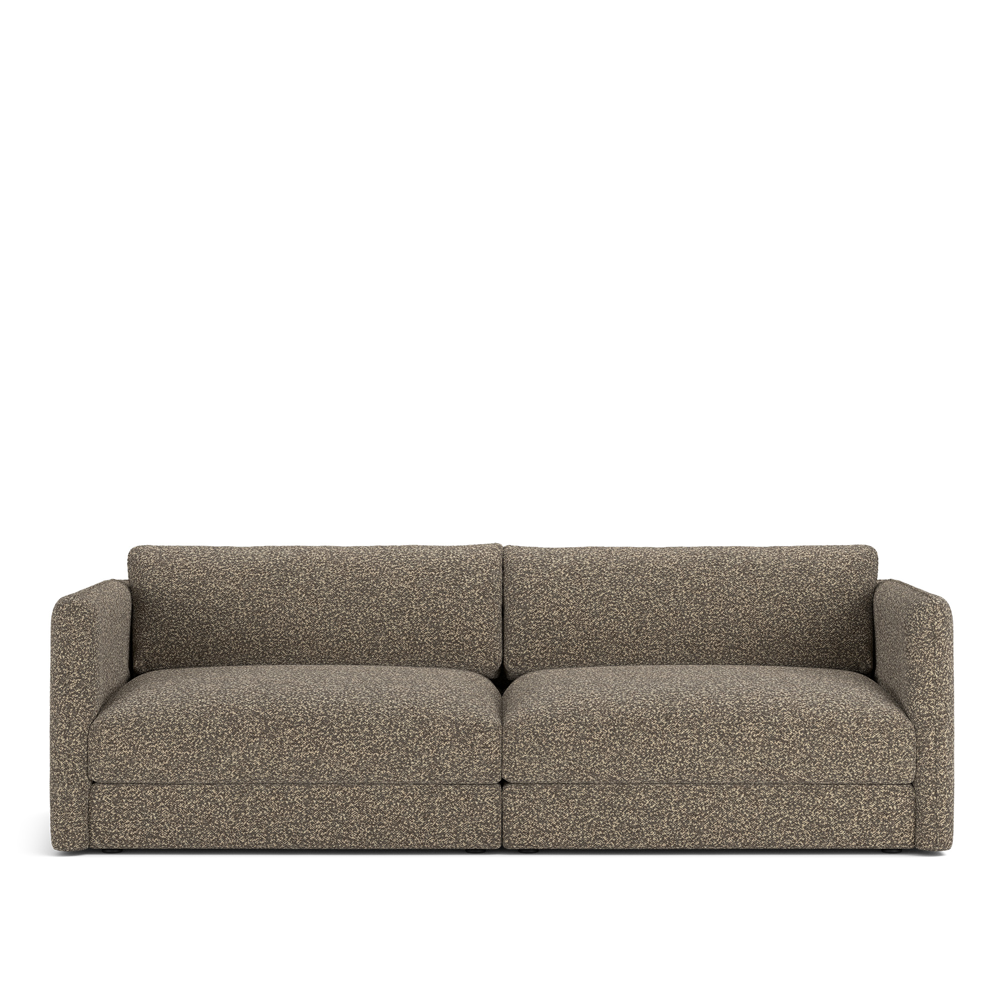 NOGA - Pavarotti 2.5-Seater, Removable Cover, Cushion Variant 03, Vellus 02 - Soffor - Brun
