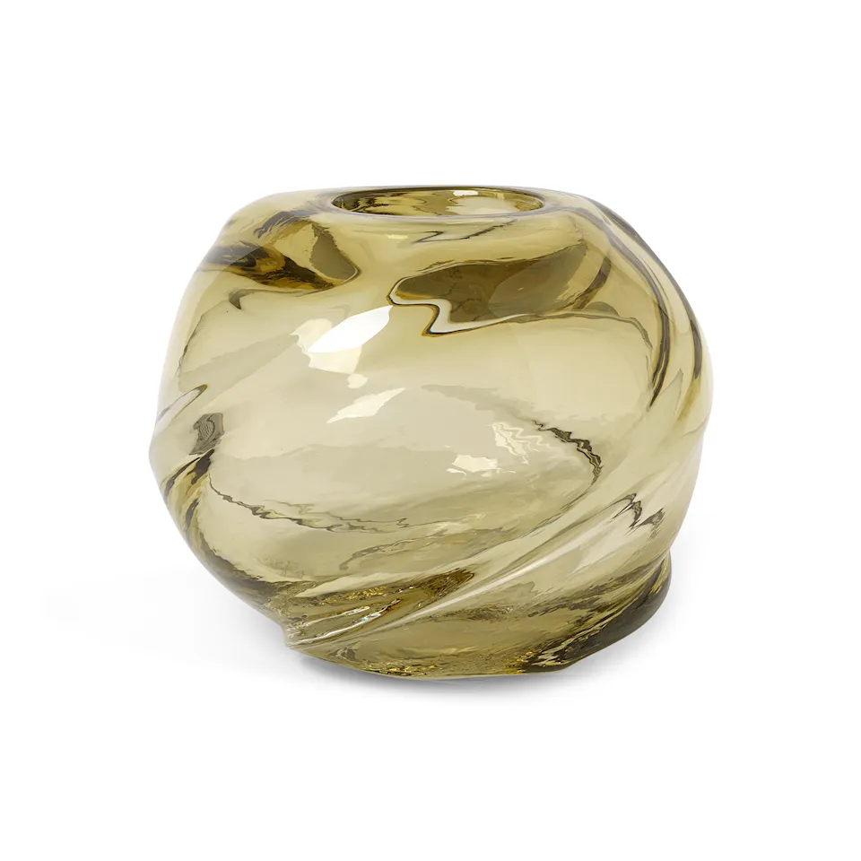 Water Swirl Round vase