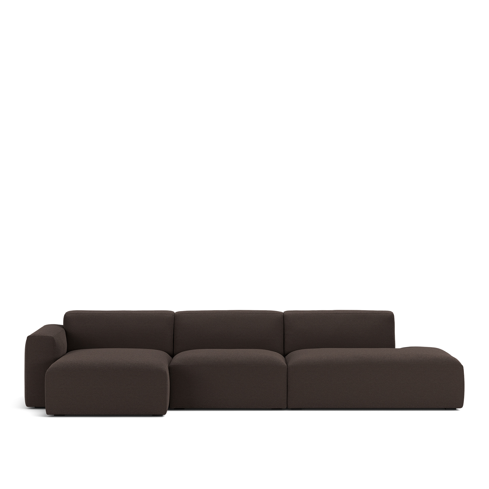 NOGA - Brick 3-Seater Chaise Lounge Open End Right Lario 120 Removable Upholstery - Soffor