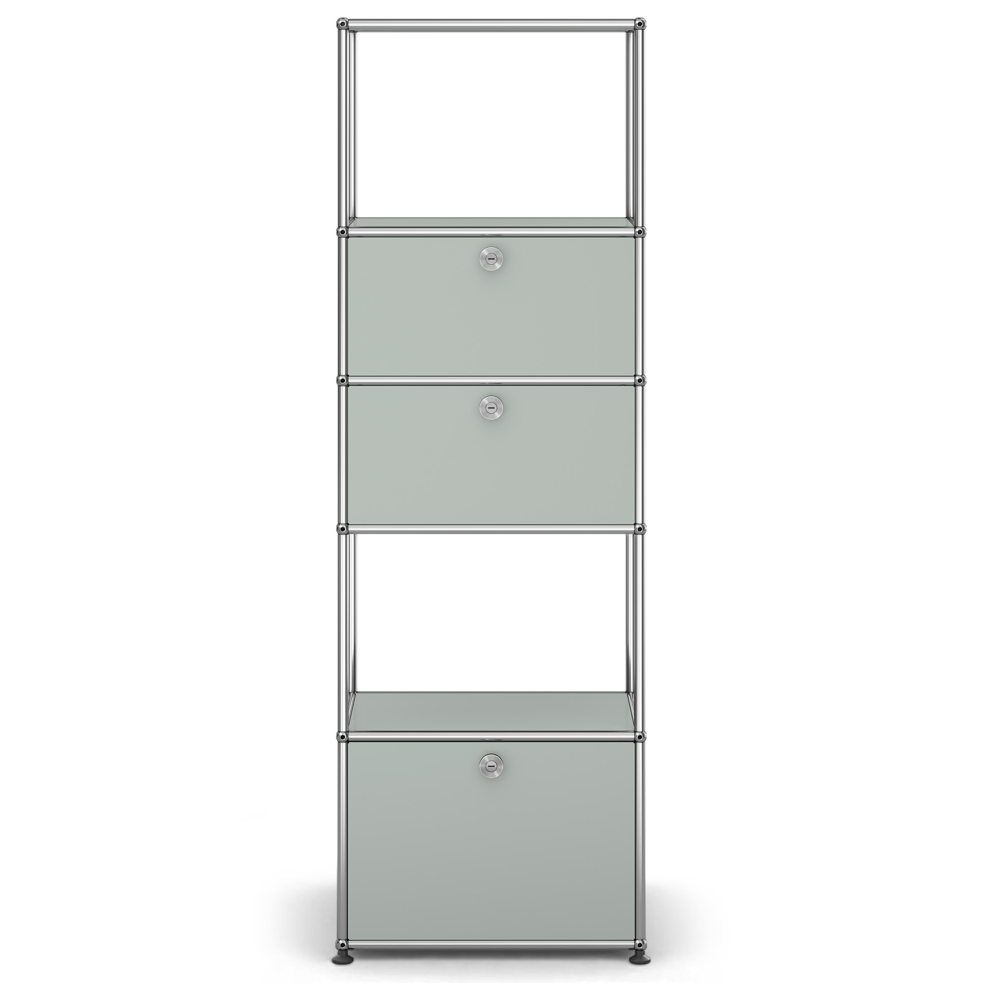 USM - USM Haller Shelf M52 Light Gray - Skåp och vitrinskåp - Fritz Haller & Paul Schärer - Grå - Metall | Möbler - Förvaring Och Hyllor - Skåp Och Vitrinskåp | Möbelexperten