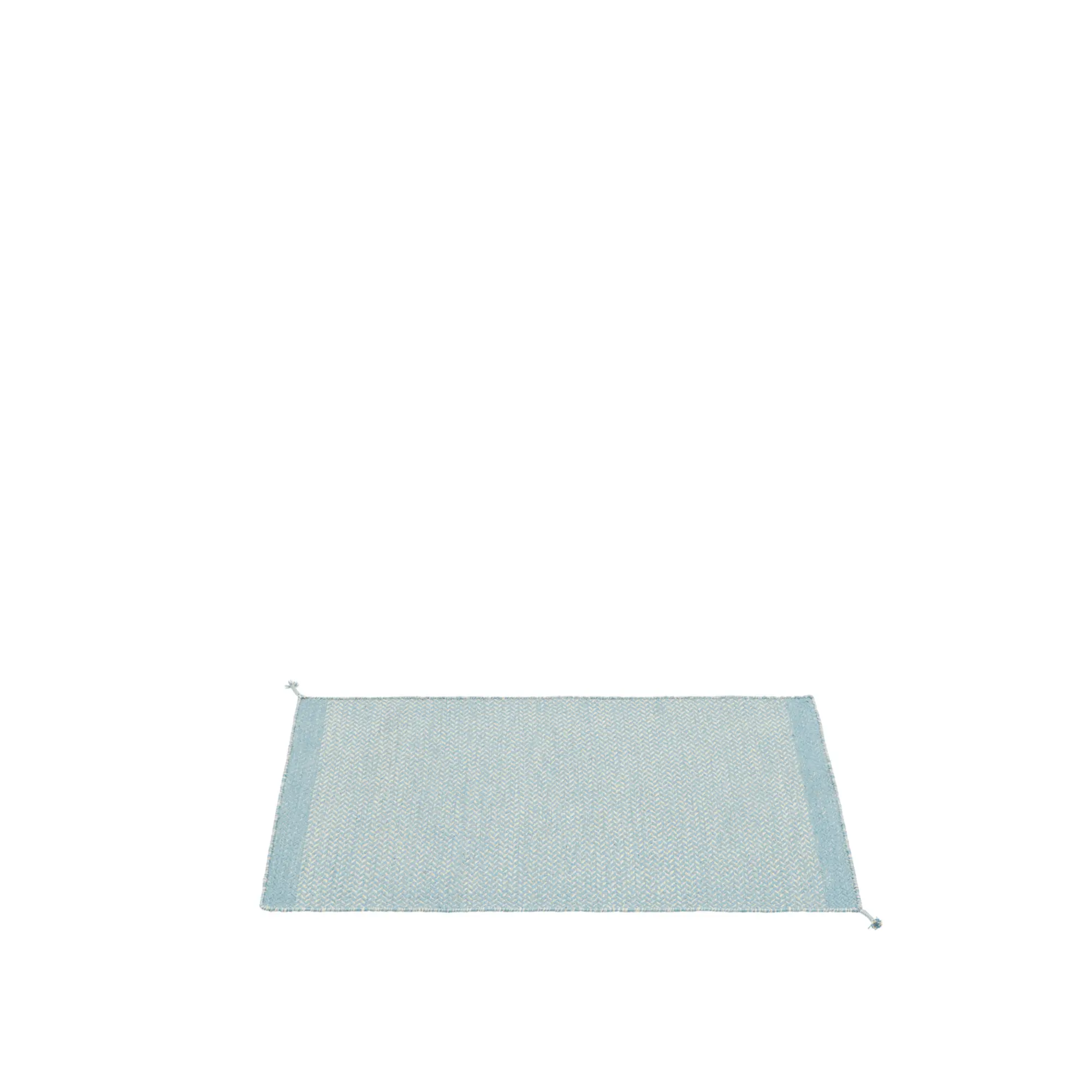 Ply rug recycled polyester light blue