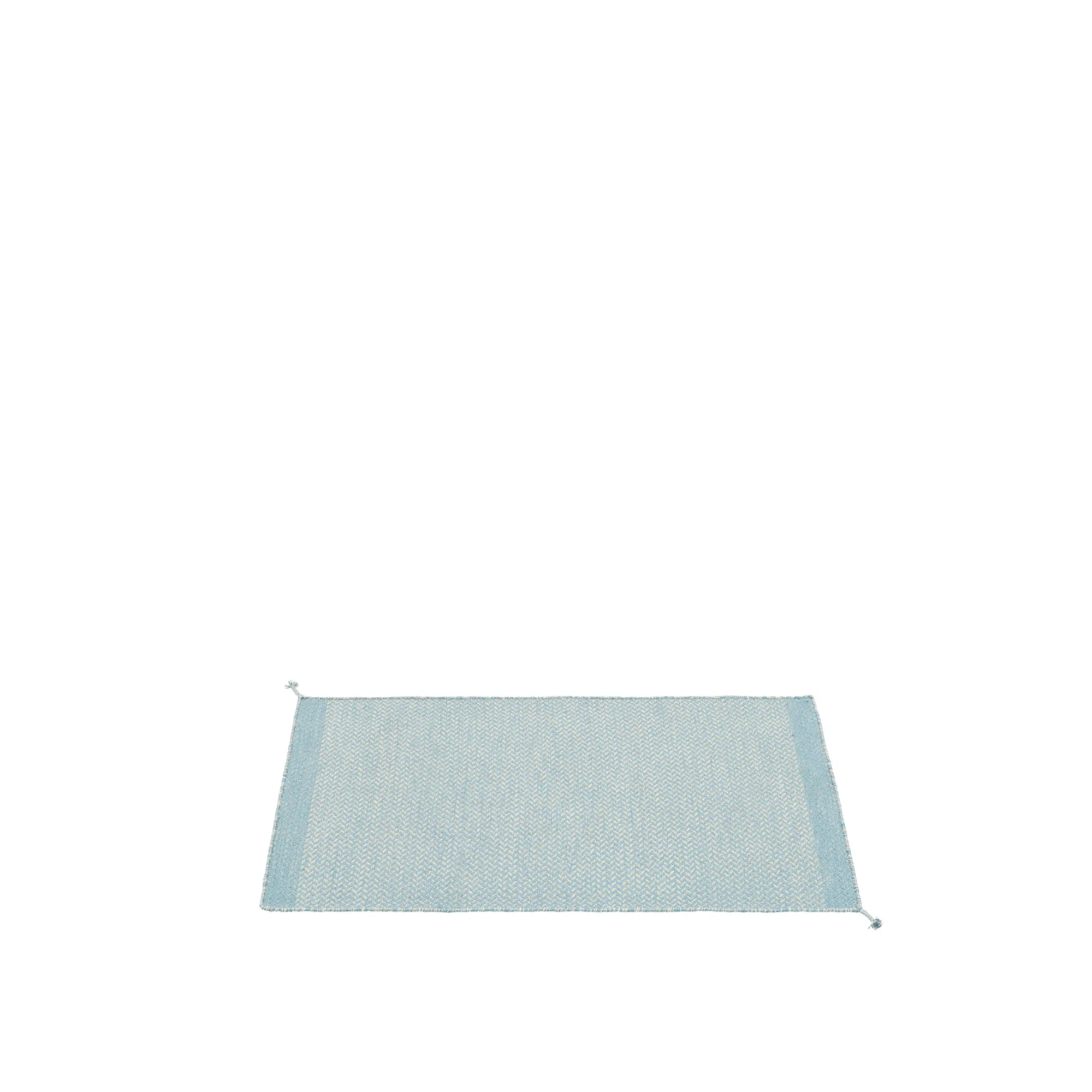 Ply rug recycled polyester light blue