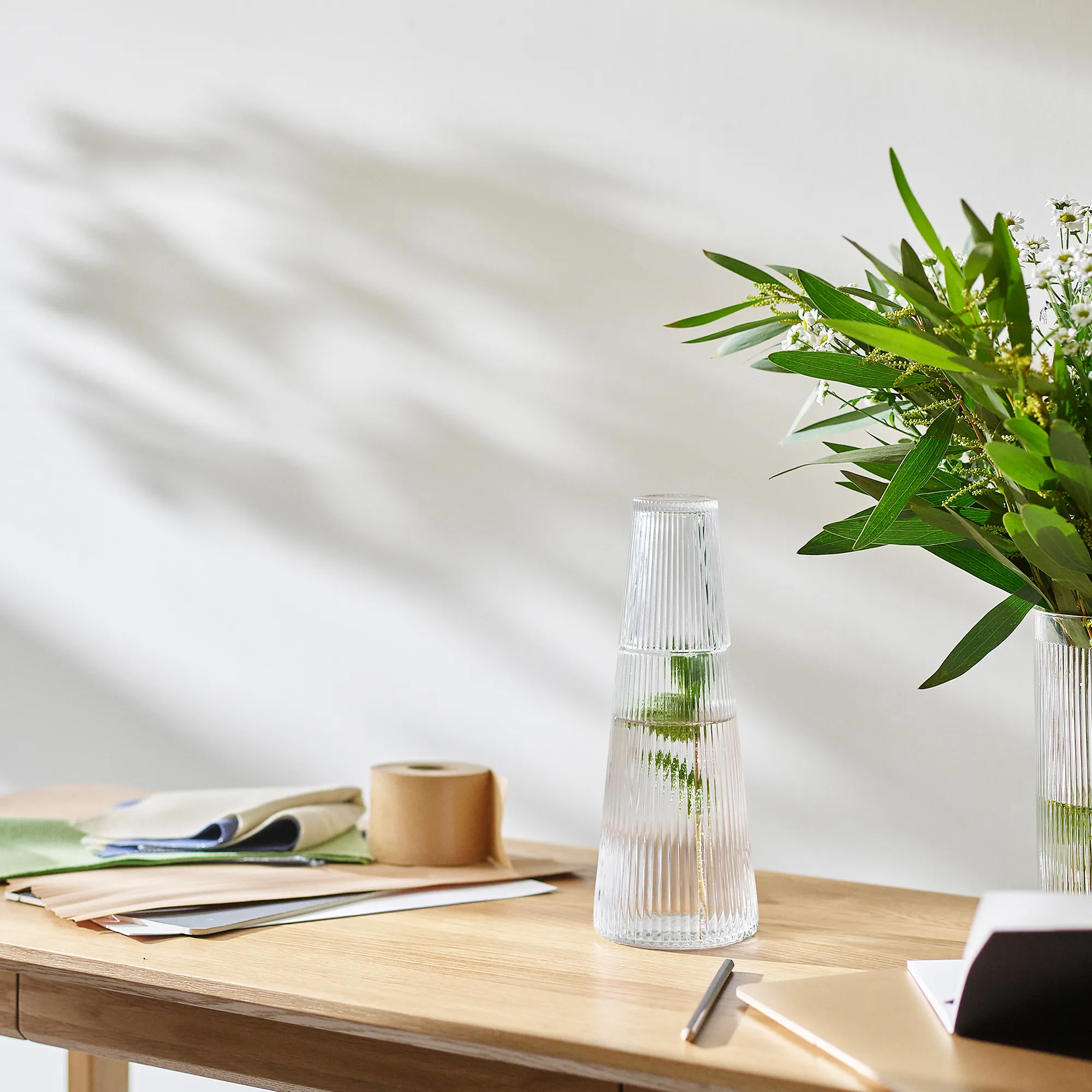 Pilastro Karaff Med Dricksglas 1 L
