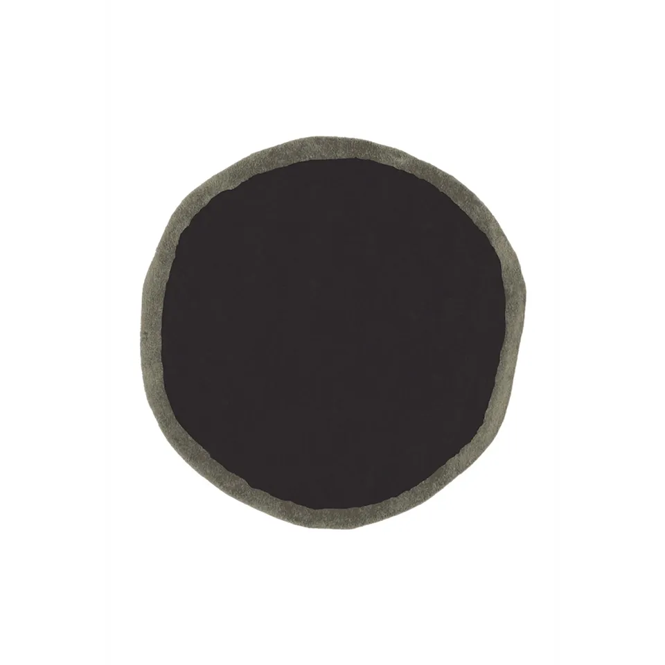 Aros Round Rug Green