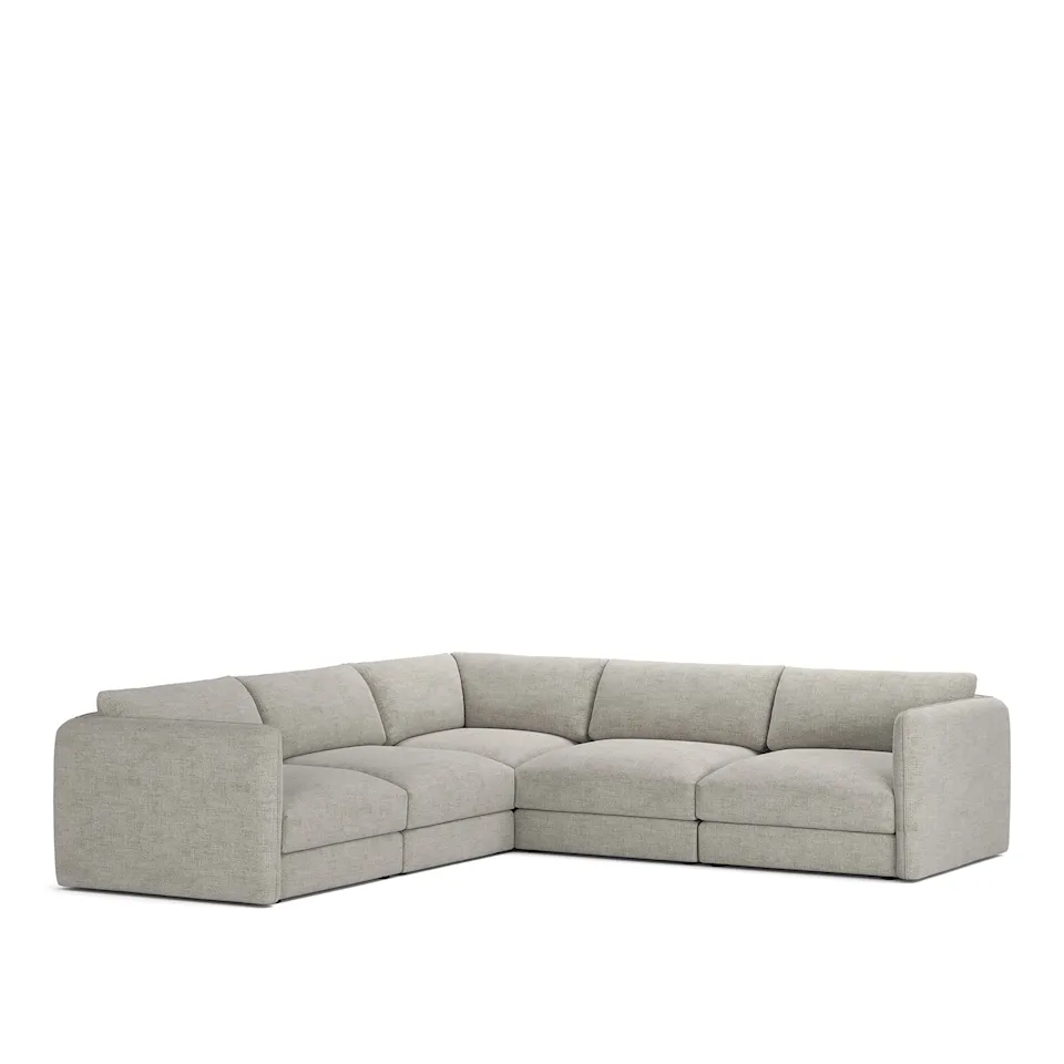 Pavarotti 5-Seater Corner, Removable Cover, Cushion Variant 03, Sienna 103