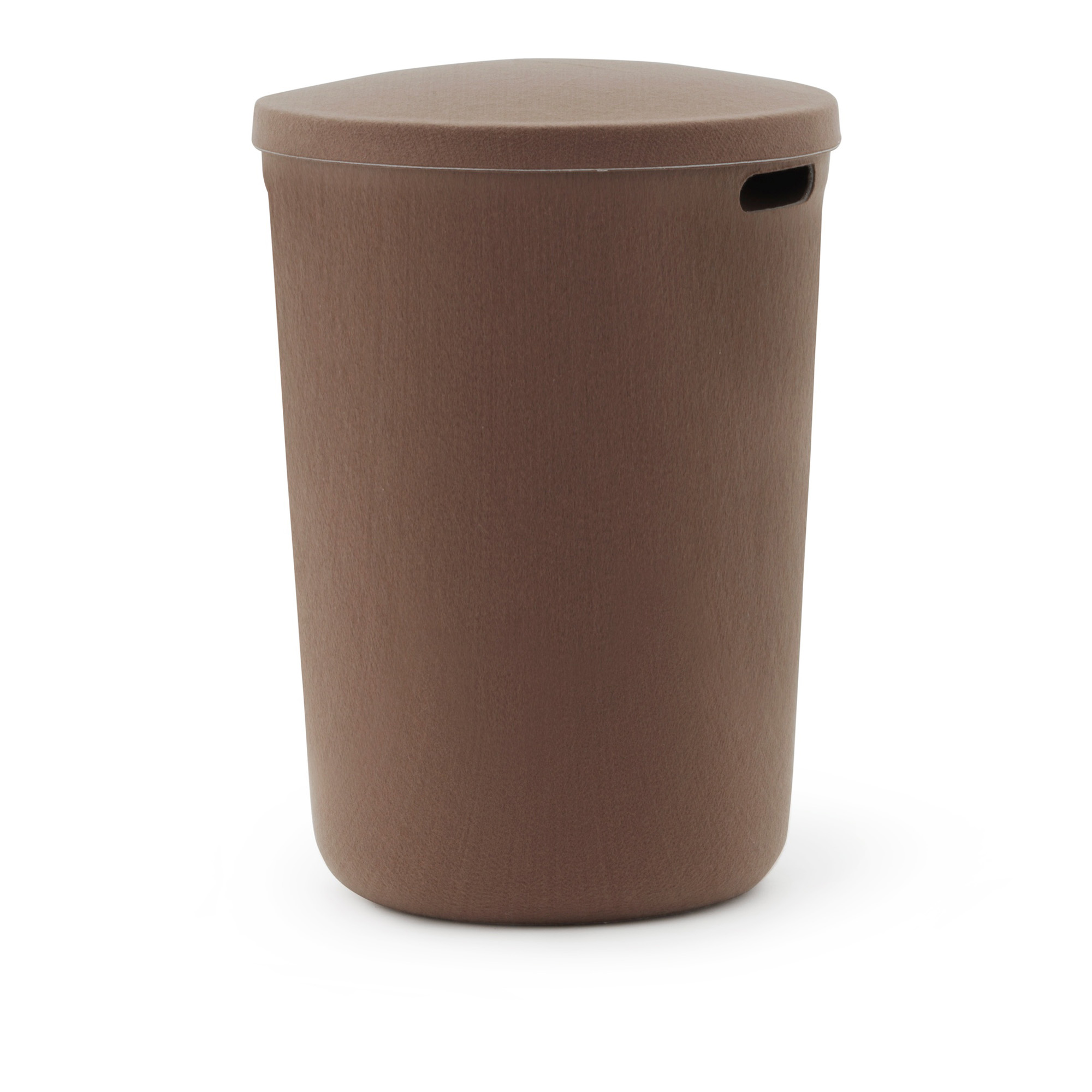 Normann Copenhagen - Hide Laundry Basket Brown - Skittentøyskurver - Simon Legald - Brun
