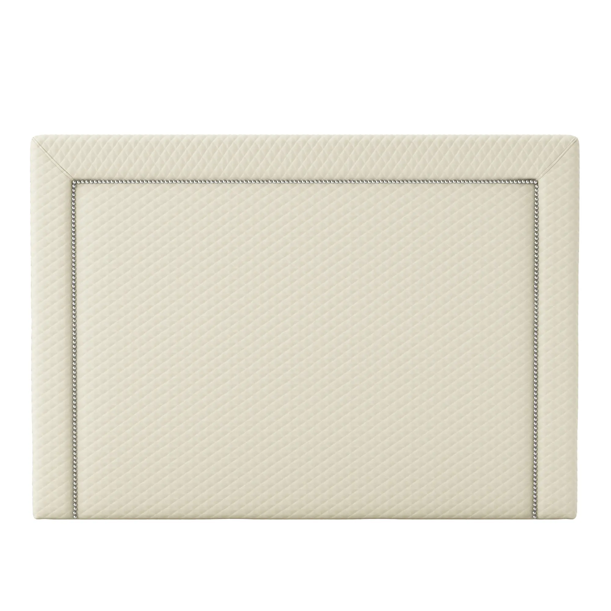 Hudson Sänggavel, Nitar Borstad Aluminium Pearl