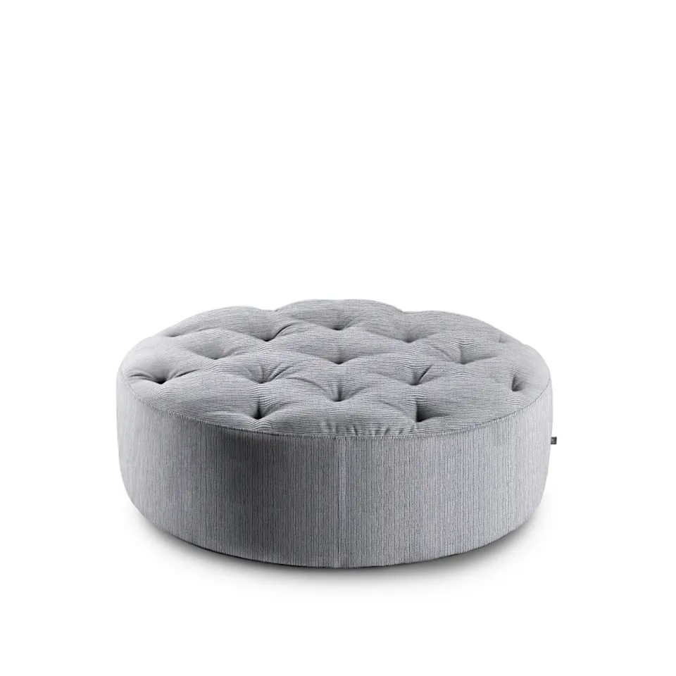 Wheel sittpuff flera knappar Ø 100 cm