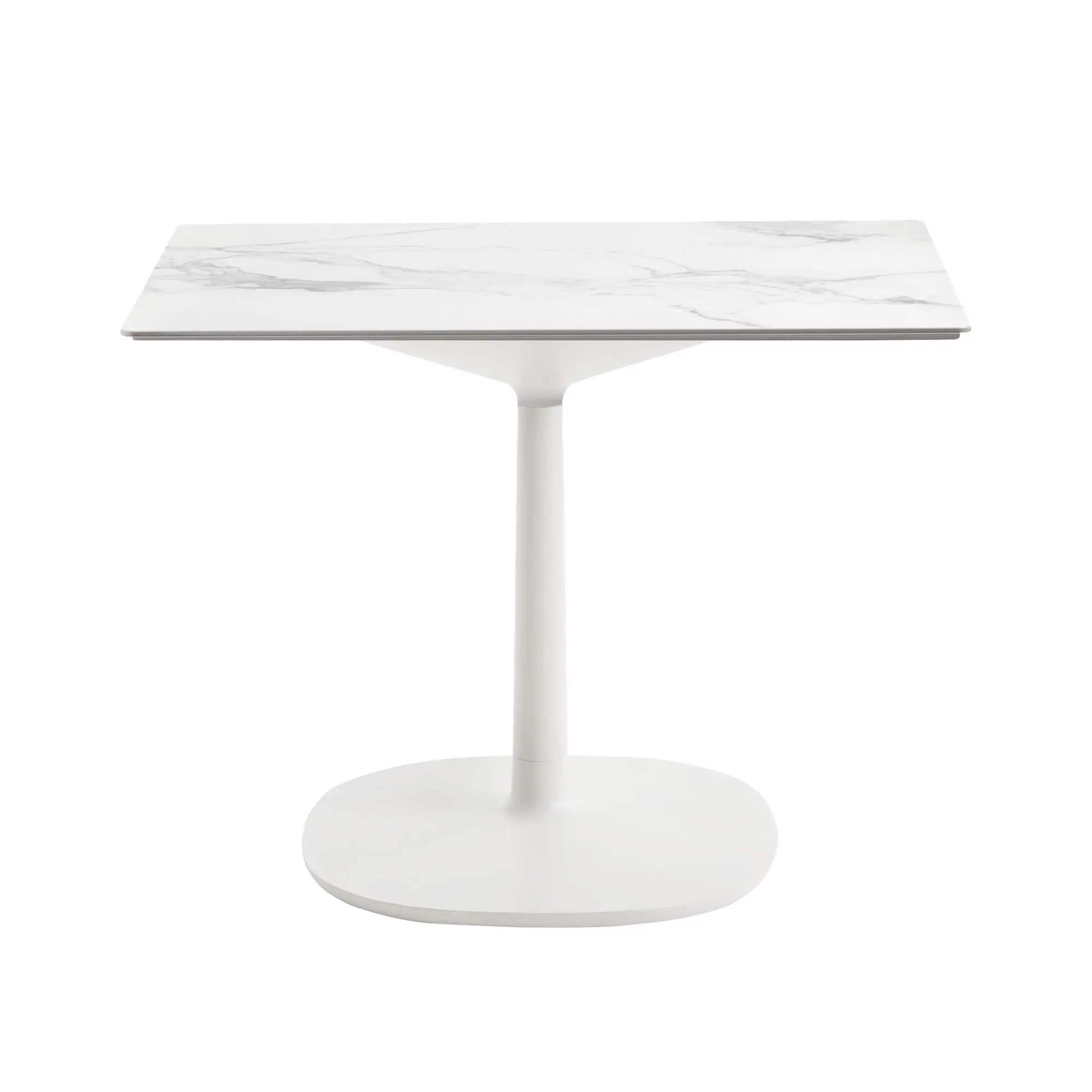 Multiplo 4075 kvadratisk bord 99x99cm med stor kvadratisk base R25cm