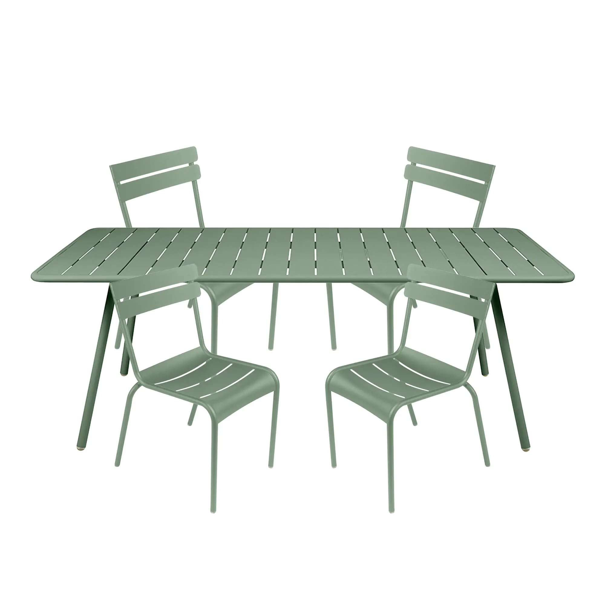 Luxembourg matgrupp med bord 207cm & 4 stolar