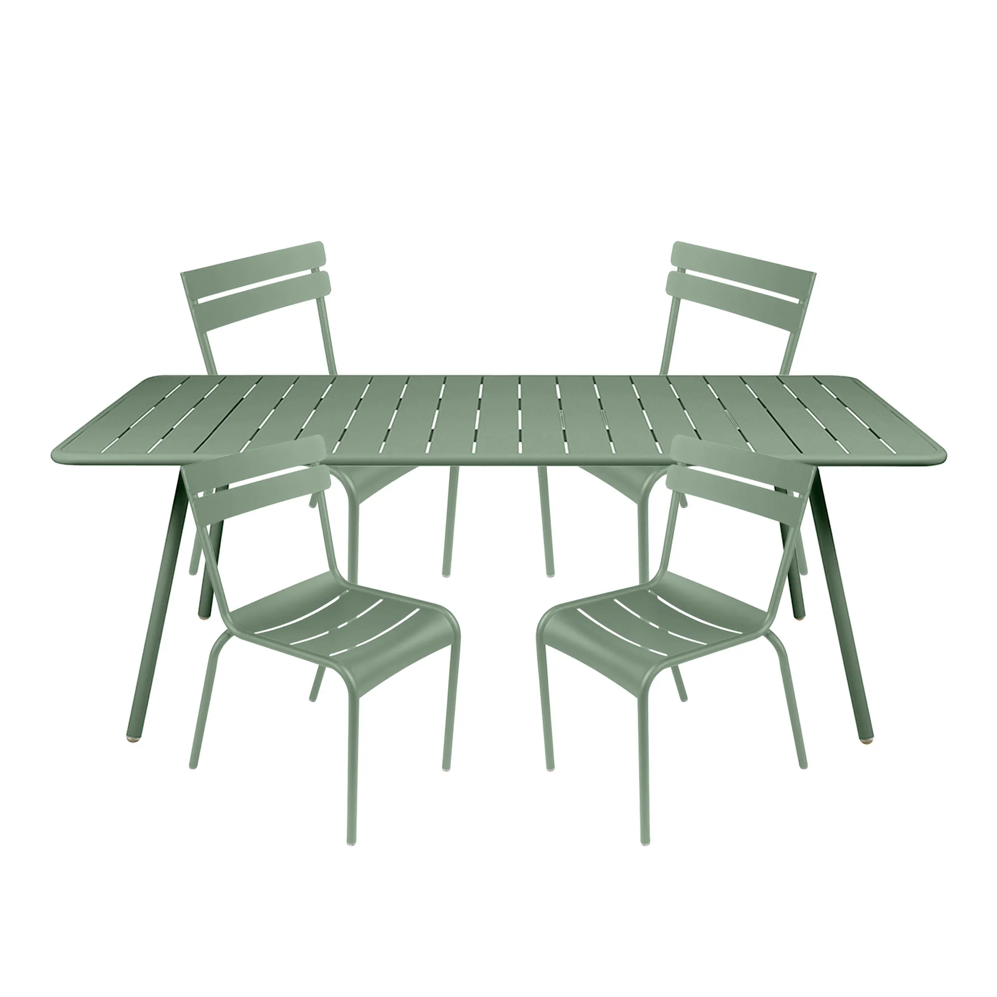 Luxembourg matgrupp med bord 207cm & 4 stolar