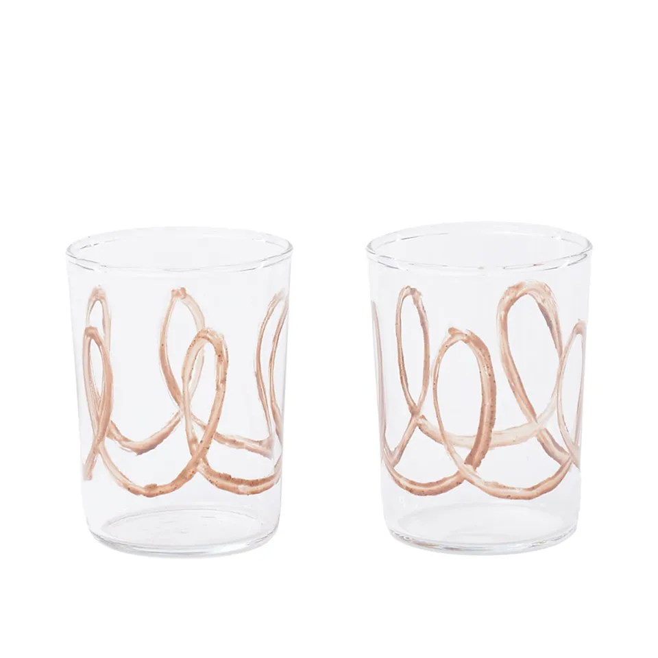 Soft Serve Drinking Glass Set of 2