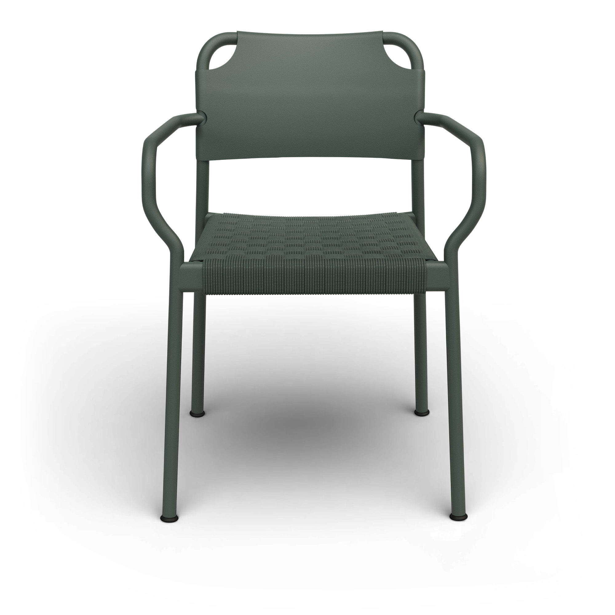 Fritz Hansen - Vind Armchair Hunter Green - Matstolar utomhus - Kasper Salto - Grön - Trä | Utemöbler - Utestolar - Matstolar Utomhus | Möbelexperten