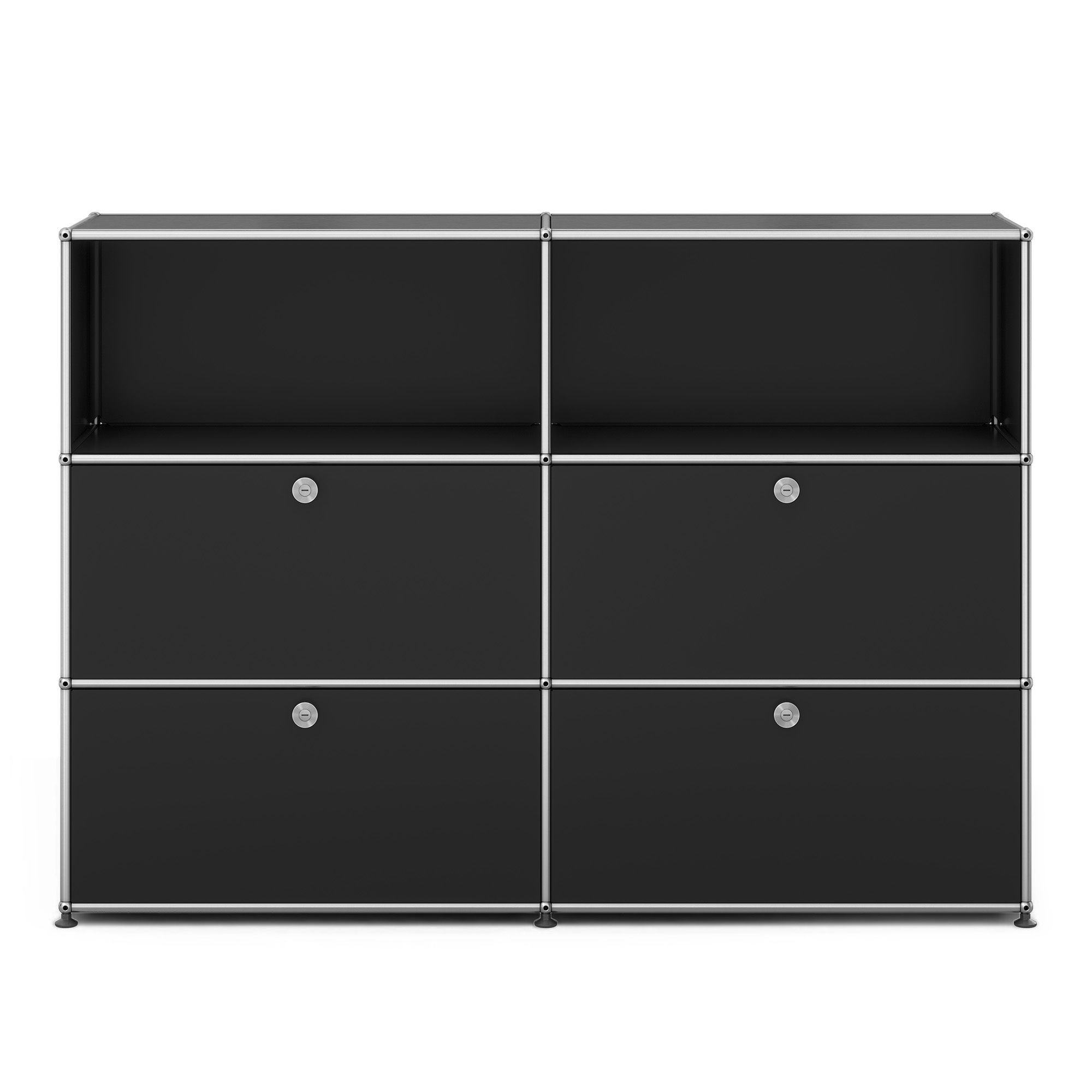 USM - USM Haller M64 30 Graphite Black - Sk&auml;nkar och sideboards - Fritz Haller & Paul Sch&auml;rer - Svart - Metall