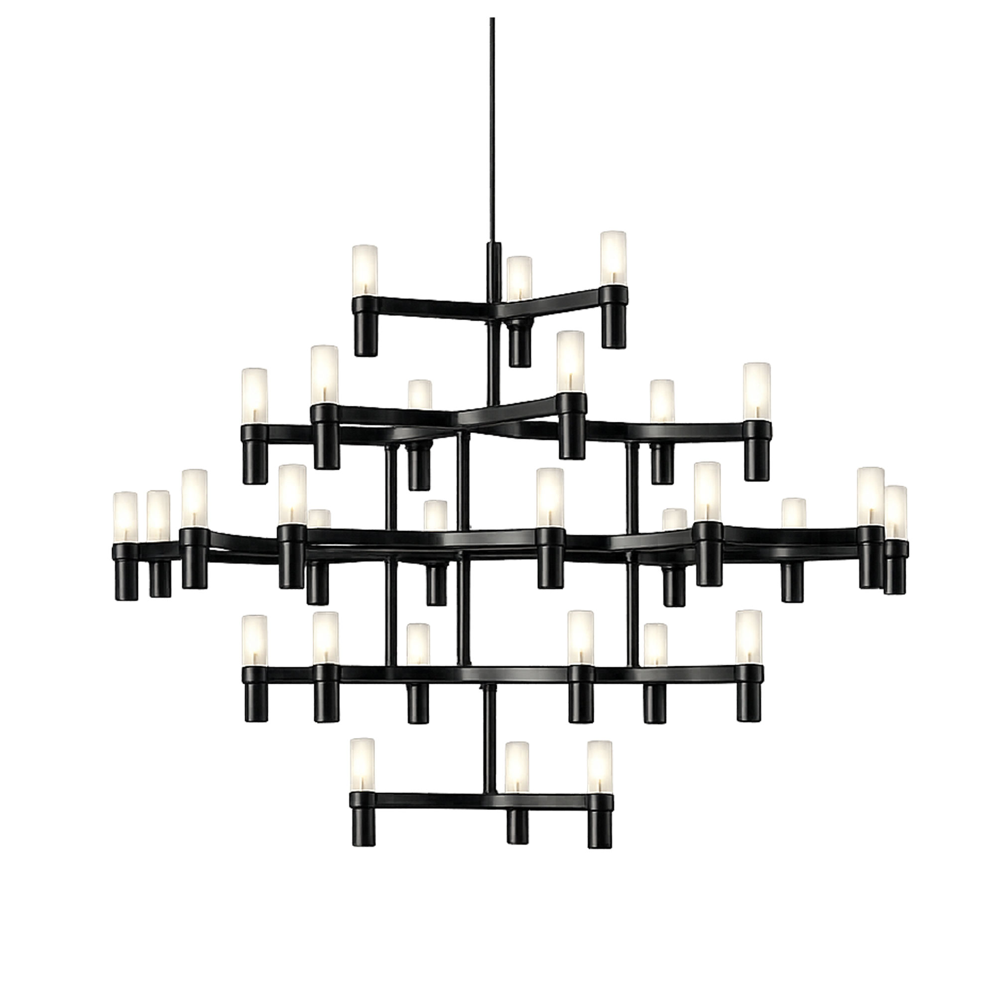 Nemo Lighting - Crown Major ljuskrona svart - Takkronor - Jehs + Laub - Svart