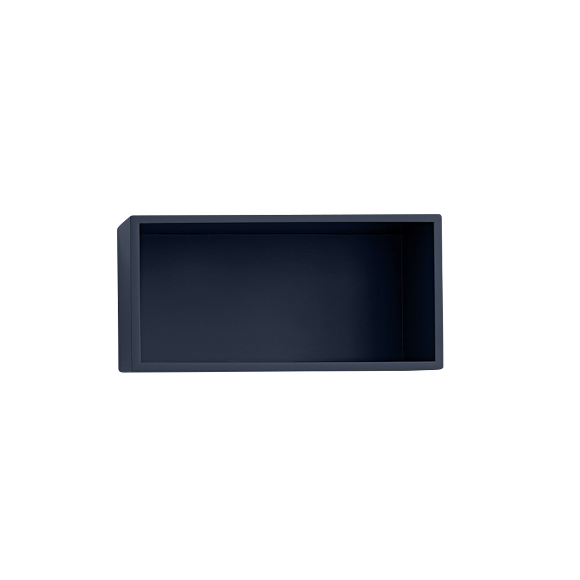 Muuto - Mini Stacked Storage 2.0, Small, Midnight Blue - Hyllsystem - Julien De Smedt - Blå - MDF