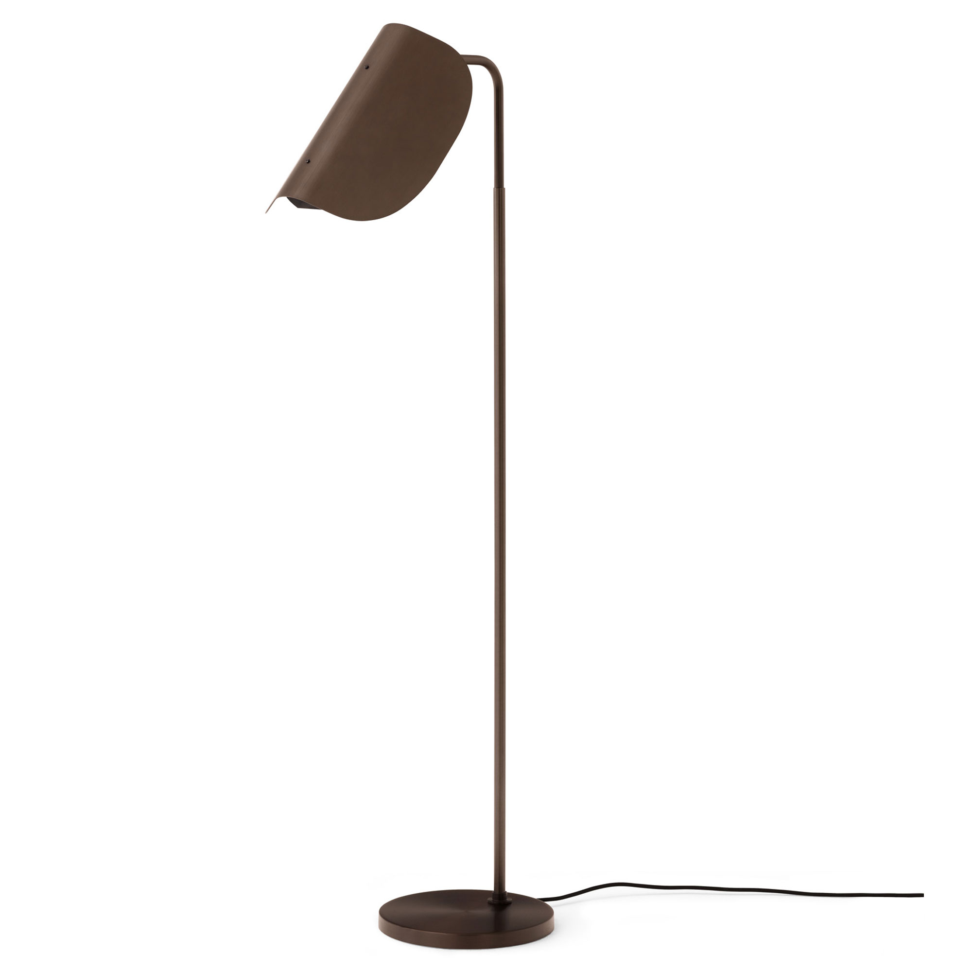 Audo Copenhagen - Wing golvlampa bronzed aluminium - Läslampor - Brun | Belysning - Golvlampor - Läslampor | Möbelexperten