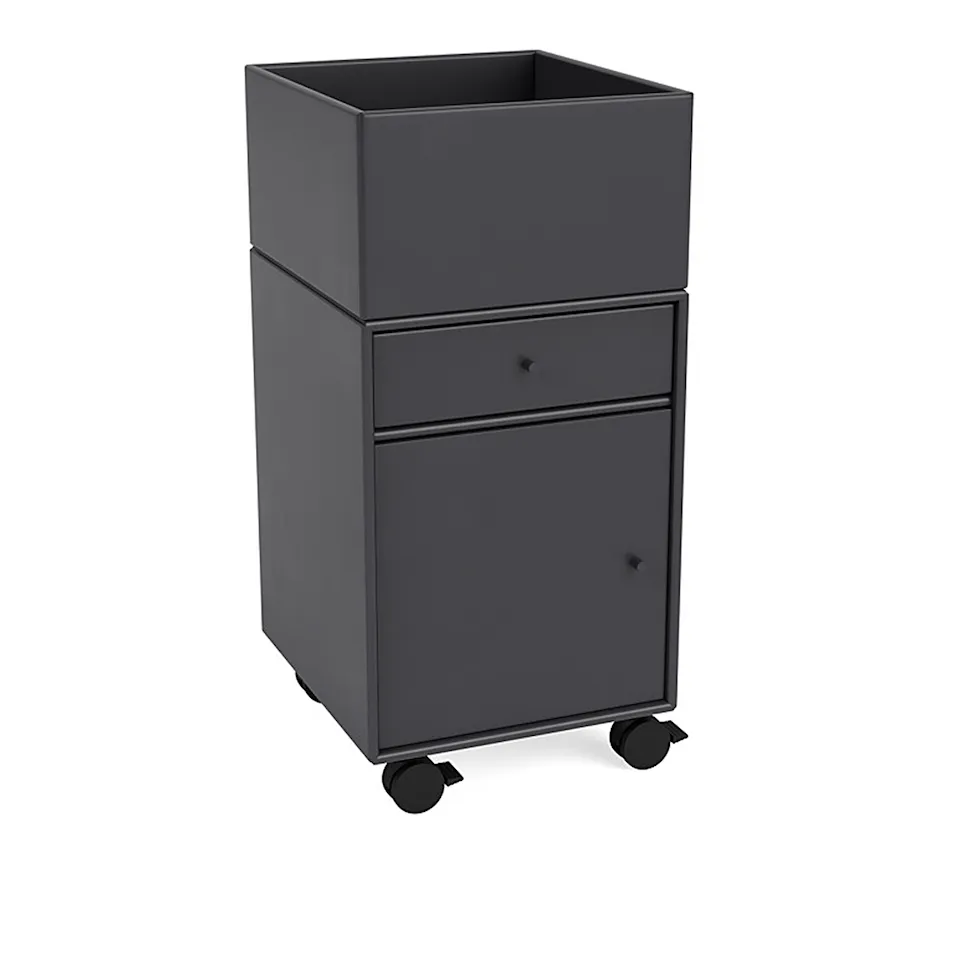 Runner Office Unit On Castors - Anthracite