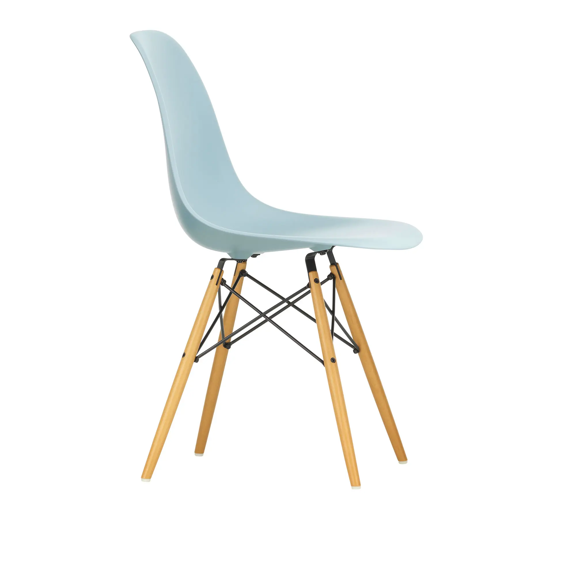 Eames RE Plastic Chair DSW stol Golden Maple