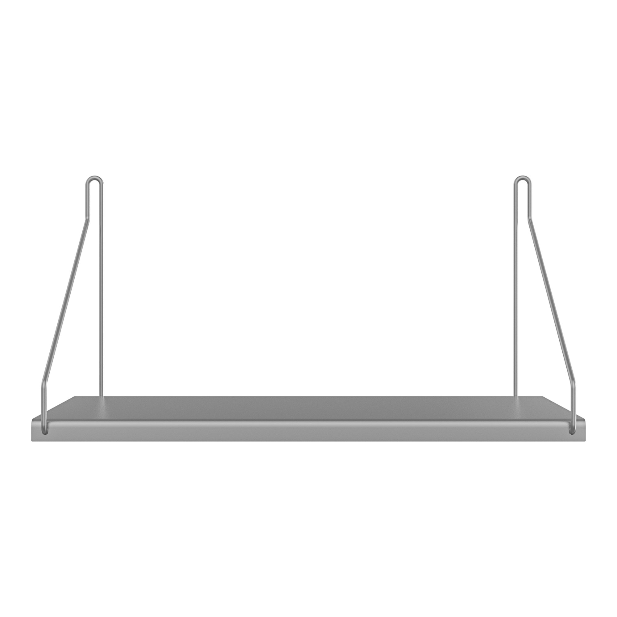 Frama - Single Shelf vägghylla Stainless Steel D20 W40 - Kim Richardt - Silver - Metall |  | Möbelexperten