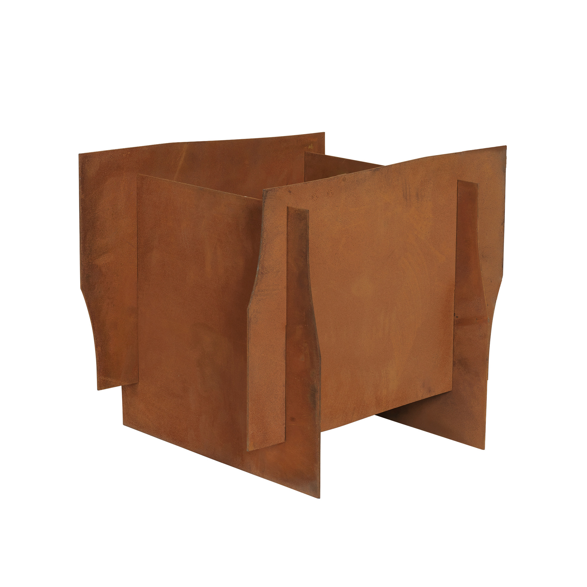 Ferm Living - Lapel Planter - 38 - Rust - Blomlådor - Brun | Utemöbler - Utomhusinredning - Blomlådor | Möbelexperten