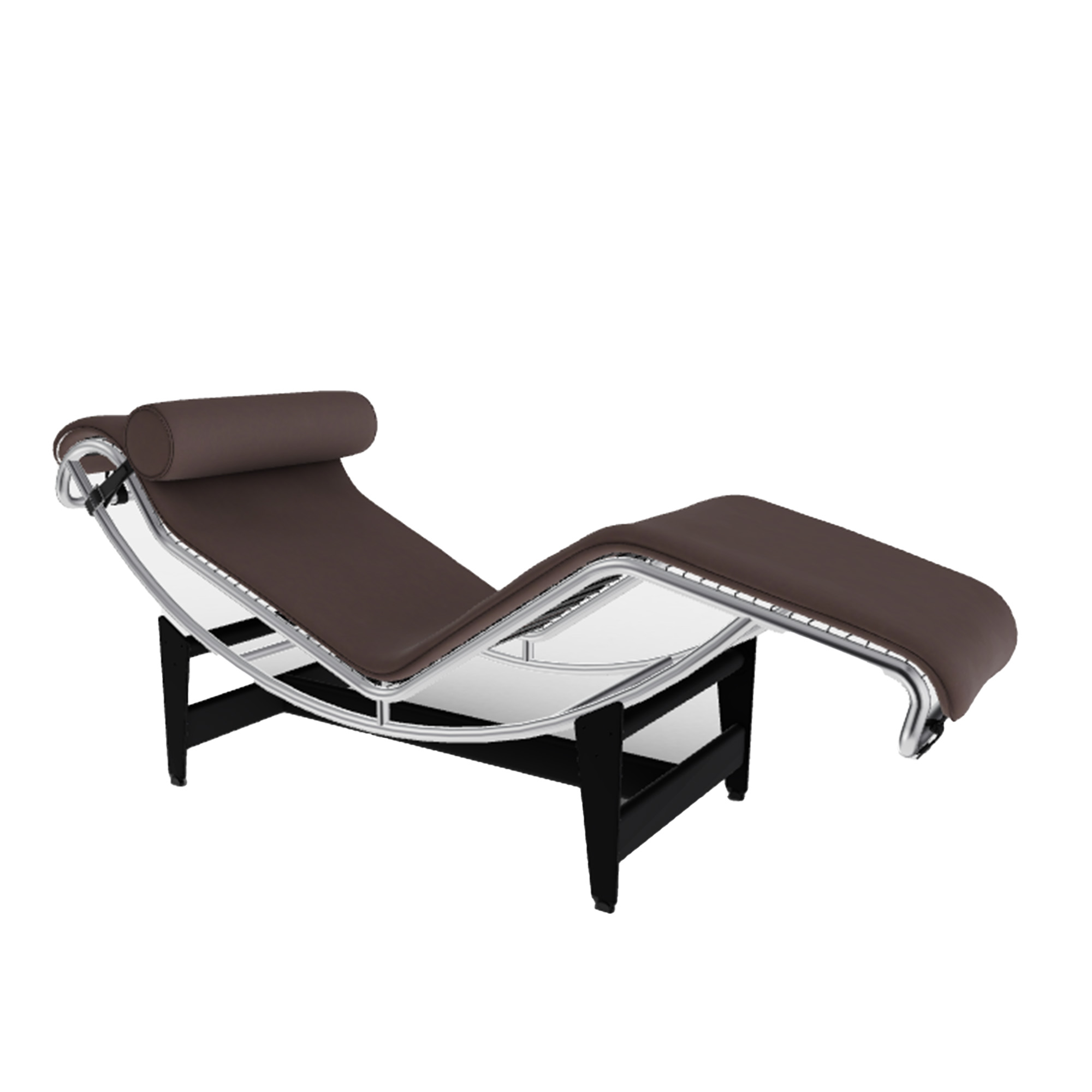 Cassina - LC4 Chaise Longue Leather, Naturale ZZ - 13Z362 - Liggfåtöljer - designer_charlotte_perriand,designer_le_corbusier,designer_pierre_jeanneret - Beige - Läder/Metall