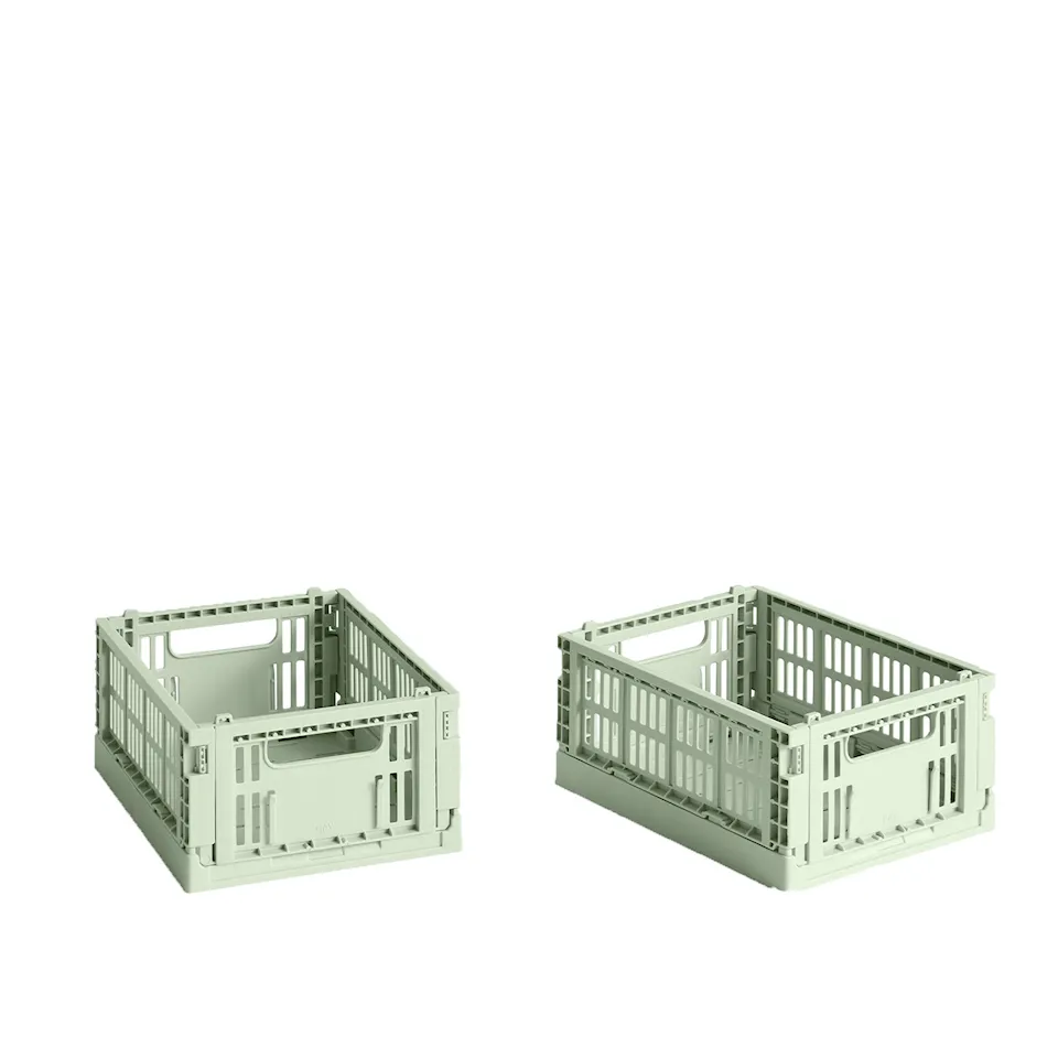 HAY Colour Crate Mini oppbevaringsbokser 2-pakning