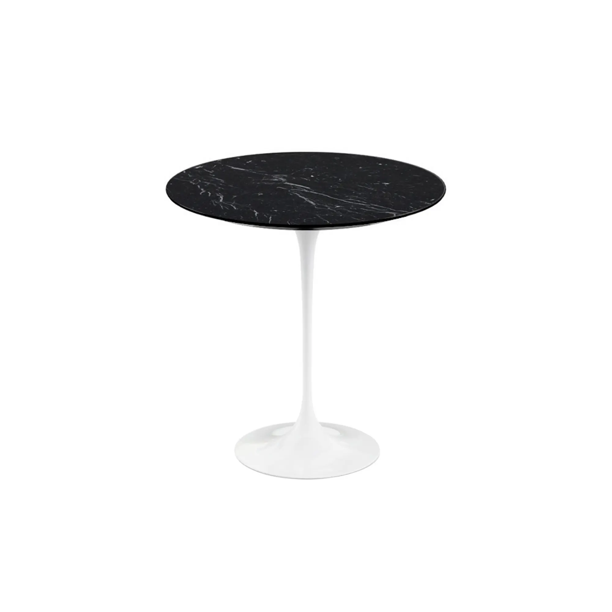 Saarinen Round sidobord Ø 51 cm White