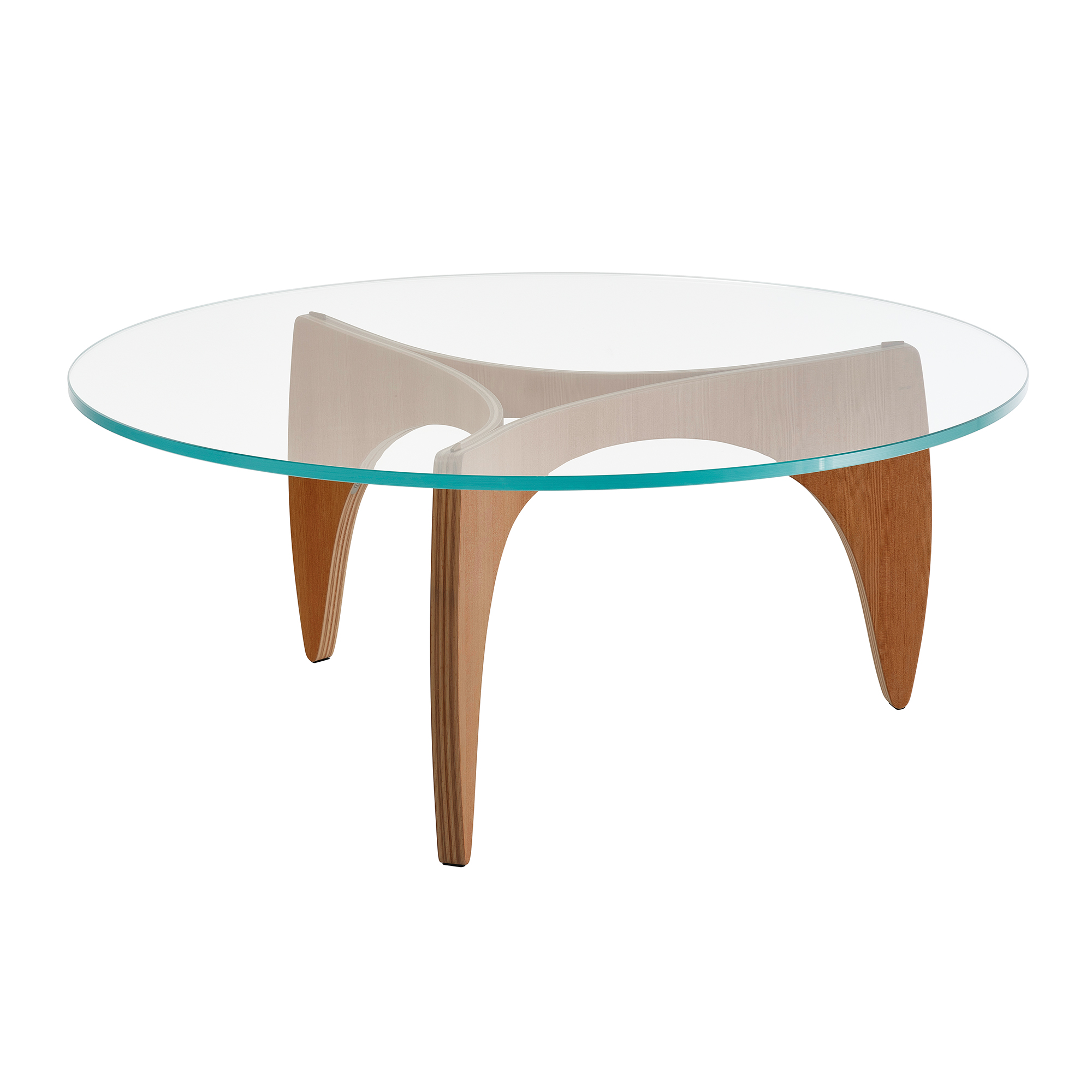 Fritz Hansen - PK 60 Oregon Pine - Soffbord - Poul Kjærholm - Träfärgad - Glas/Trä