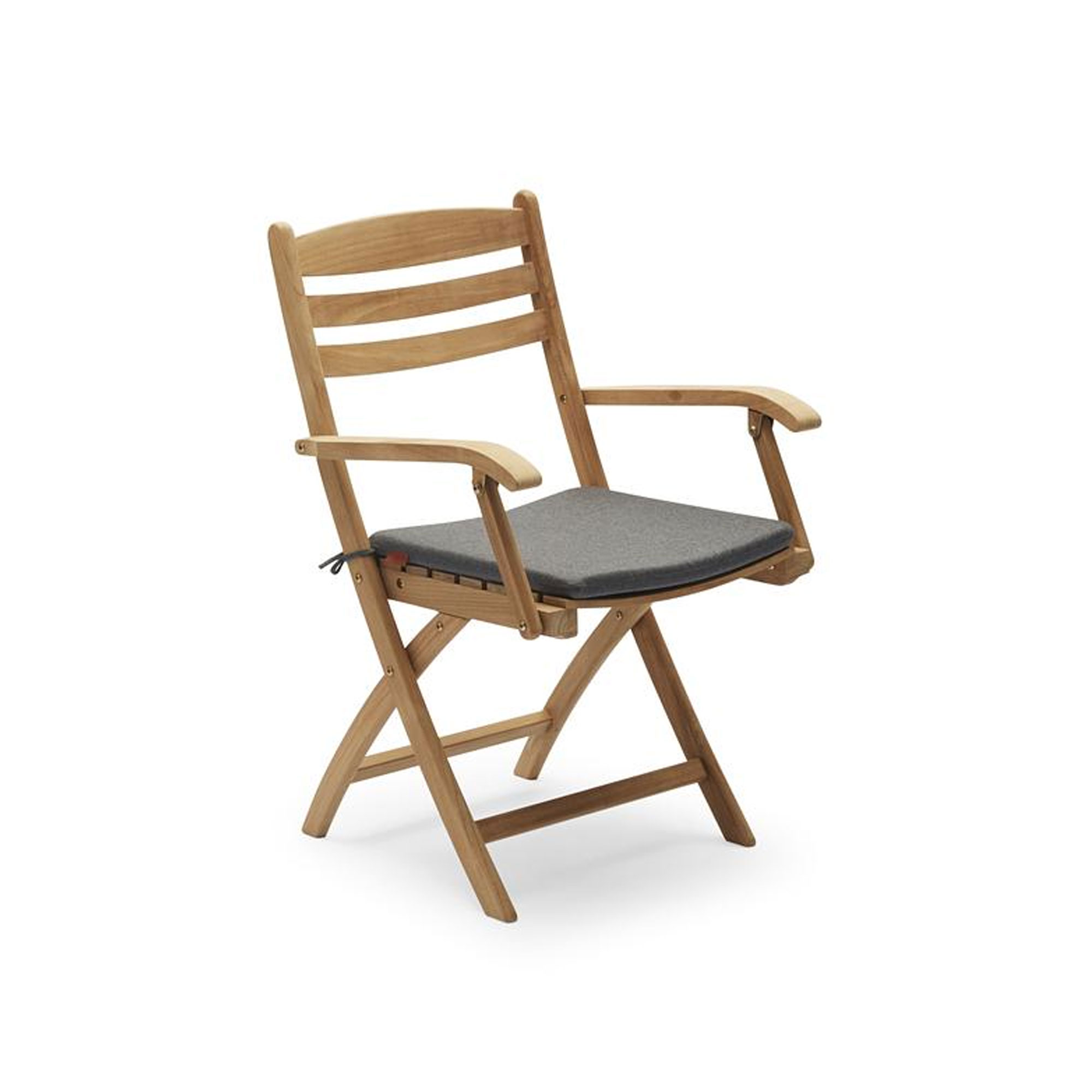 Fritz Hansen - Selandia Armchair Cushion, Quickdry Outdoor Foam, Outdoor Textile / Charcoal - Dynor & kuddar - Skagerak Design Team - Grå