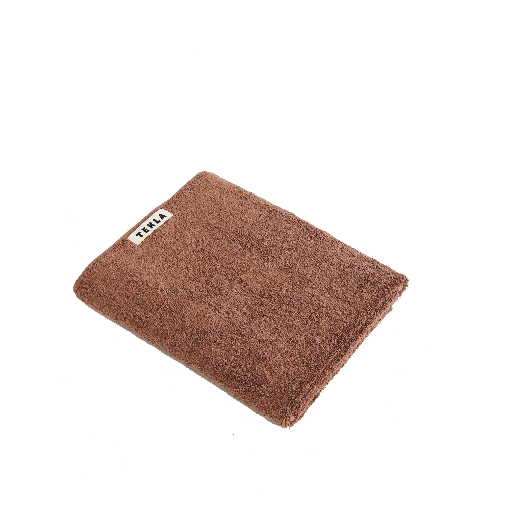 Tekla - Hand Towel 50x80, Kodiak Brown - Handdukar och badlakan - Brun