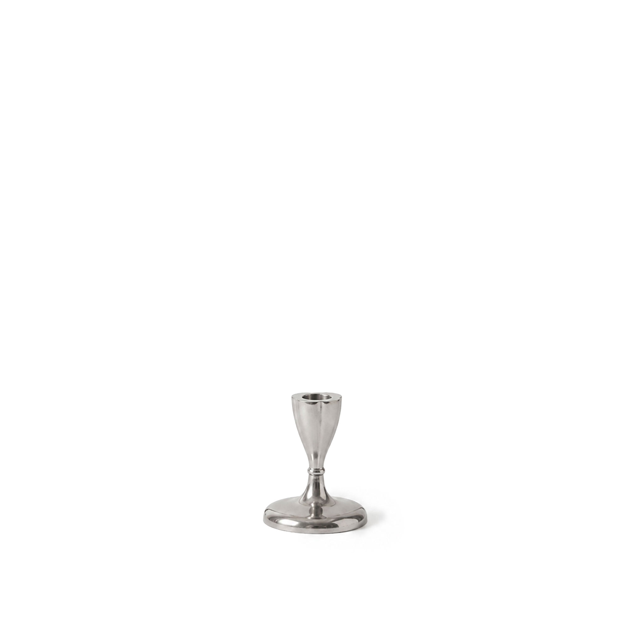 Tinted Objects - Lupia ljusstake 8,4 cm tenn - Ljusstakar - Silver - Metall