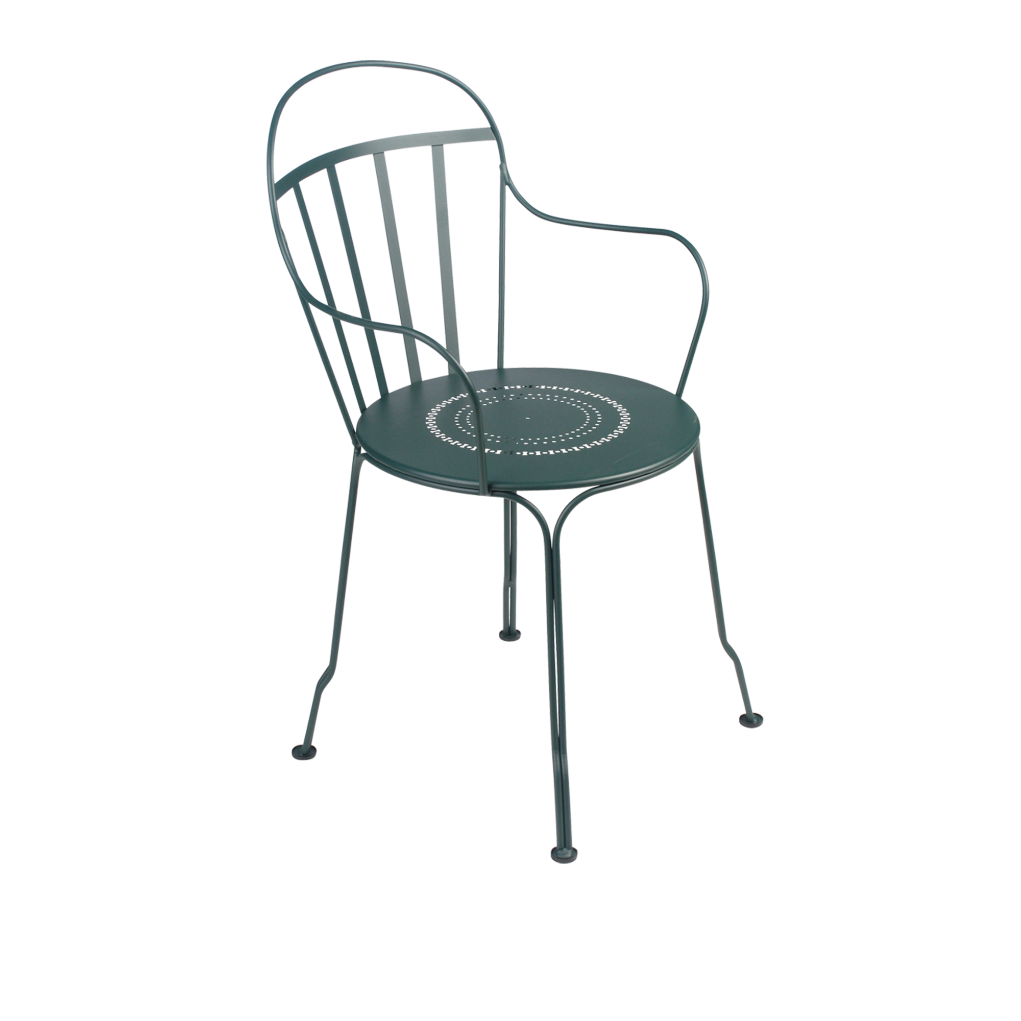 Fermob - Louvre Armchair Cedar Green 02 - Matstolar utomhus - Grön - Metall