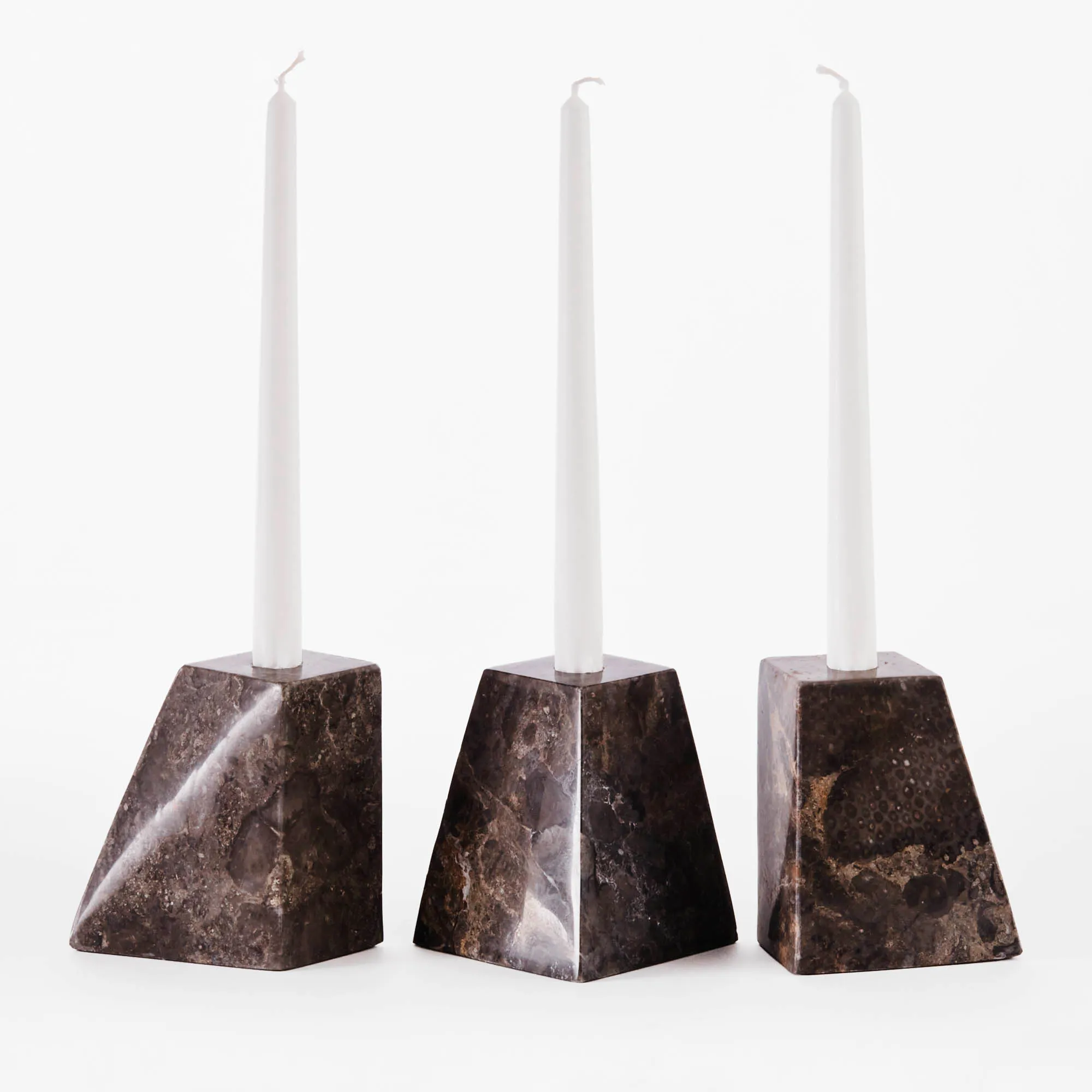 Pyramid Candle Holder Set Of Three