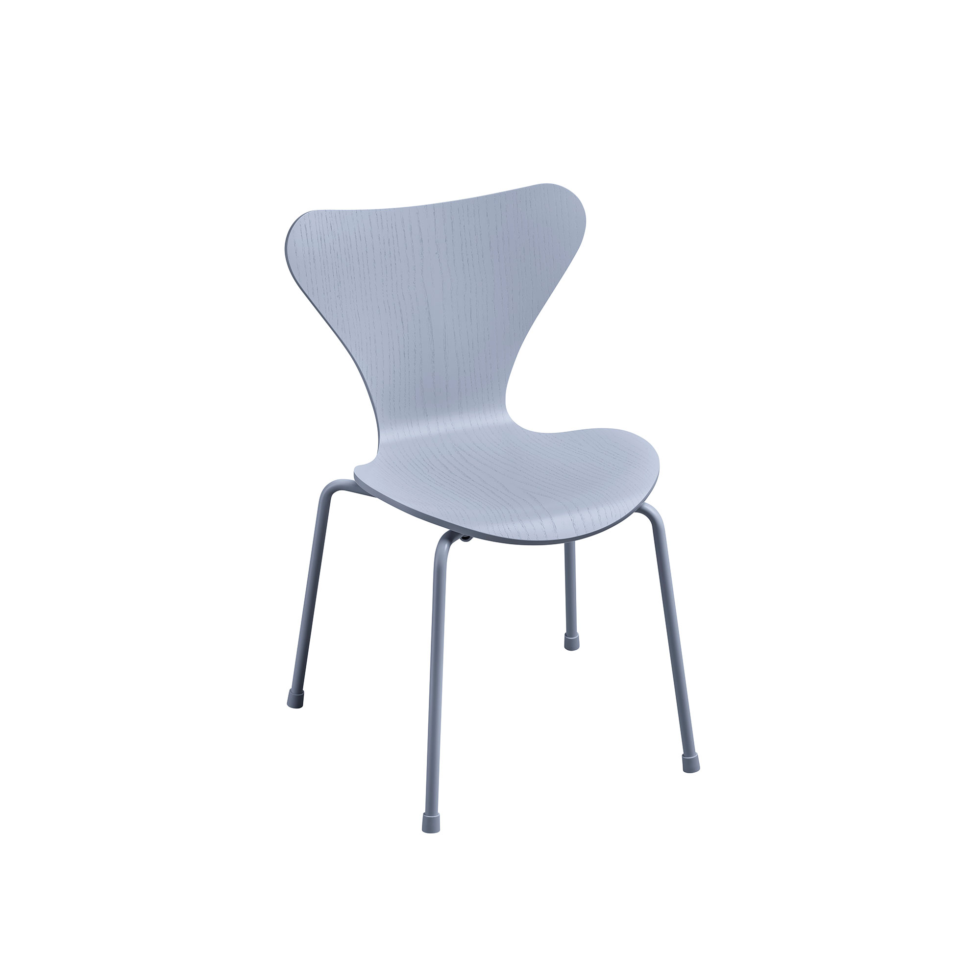 Fritz Hansen 3177 Series 7 barnestol Lavender blue