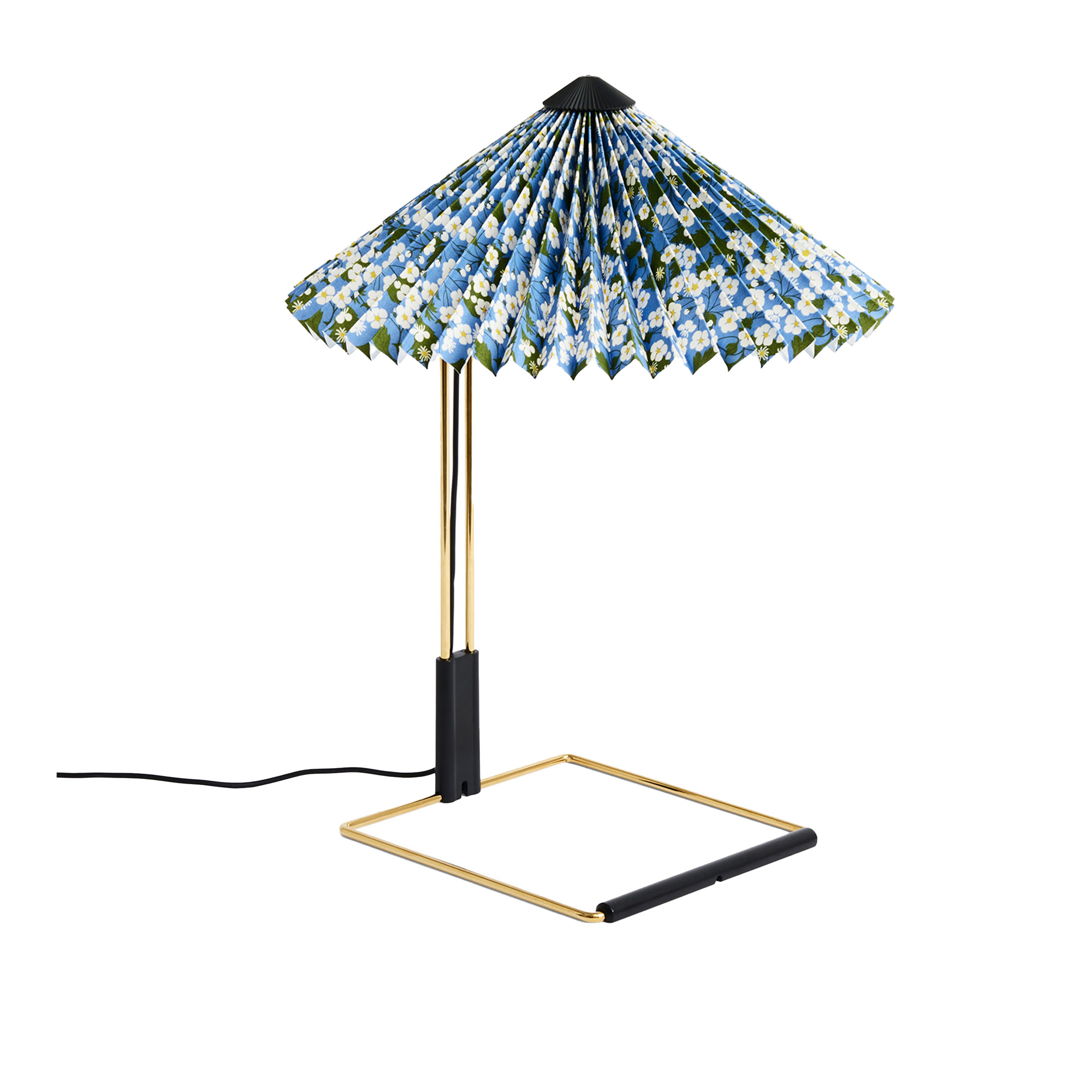 HAY - HAY x Liberty Matin Table Lamp, Polished brass base 300 Mitsi by Liberty - Bordslampor - Inga Sempé