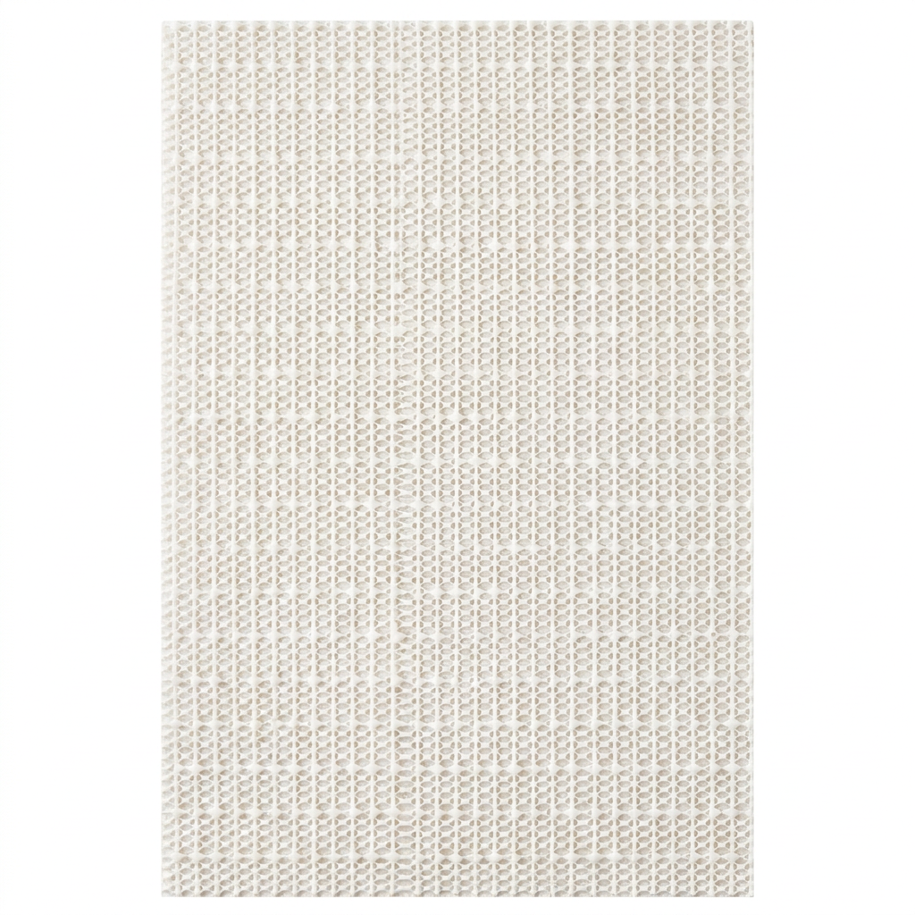 NOGA - Non Slip Rug 200 x 300 cm - Hvit - Plast