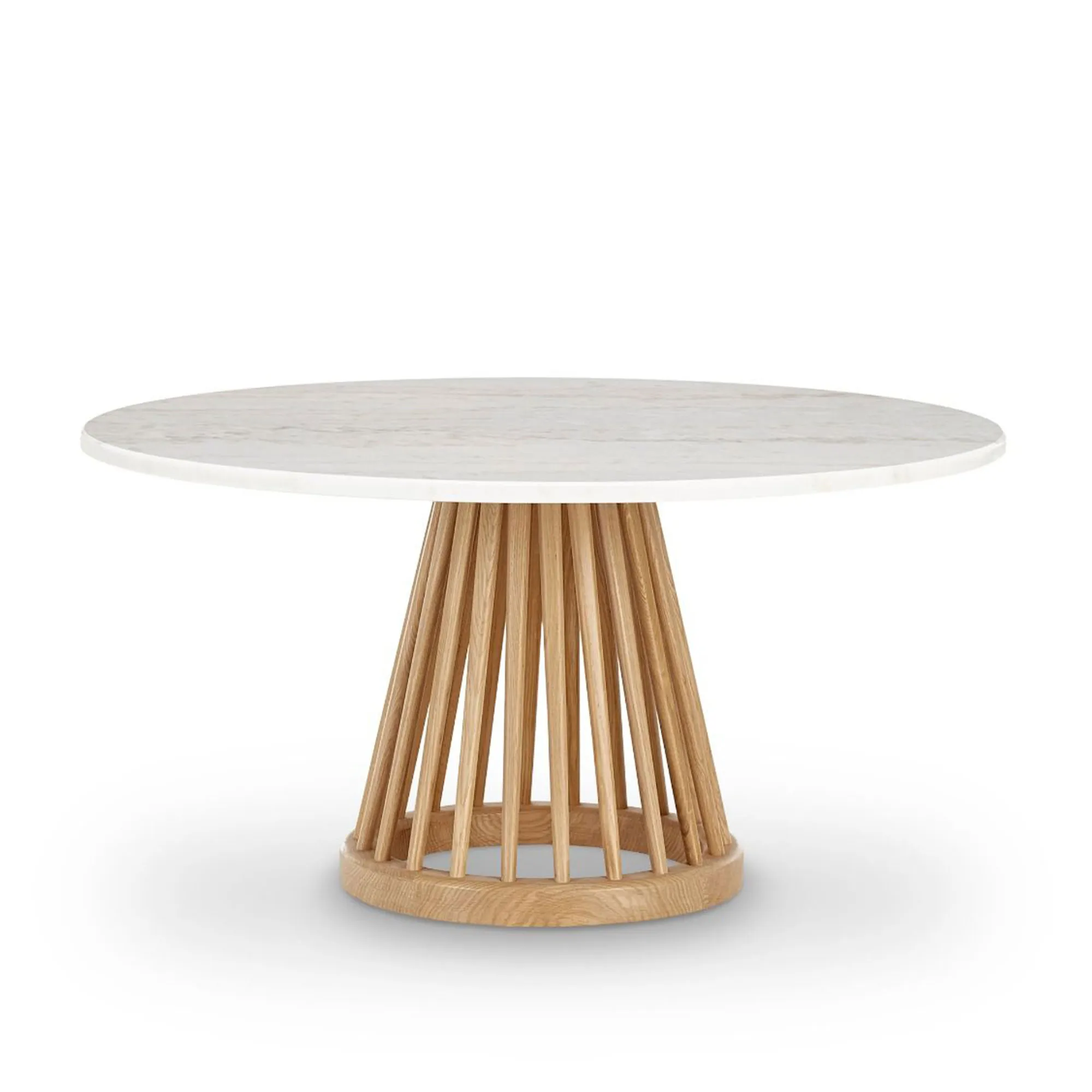 Fan Large Natural Side Table