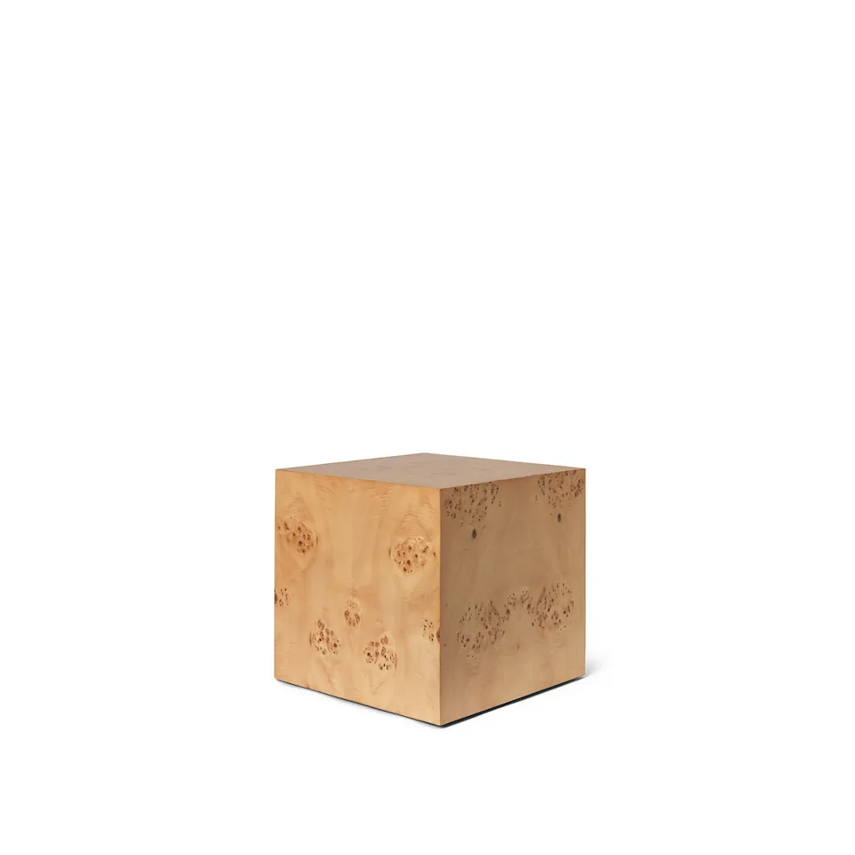 Burl Cube sidobord