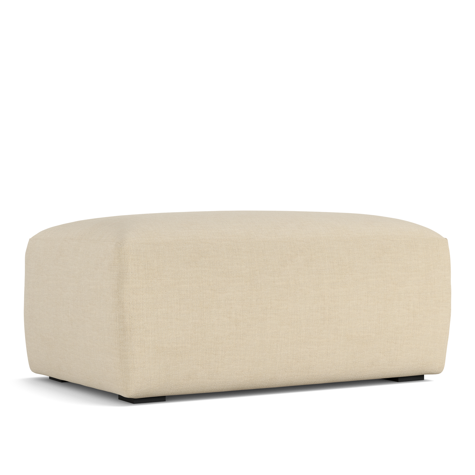 no ga - brick ottoman sienna 101 - fotpallar - beige - dun/metall/trä/textilmaterial
