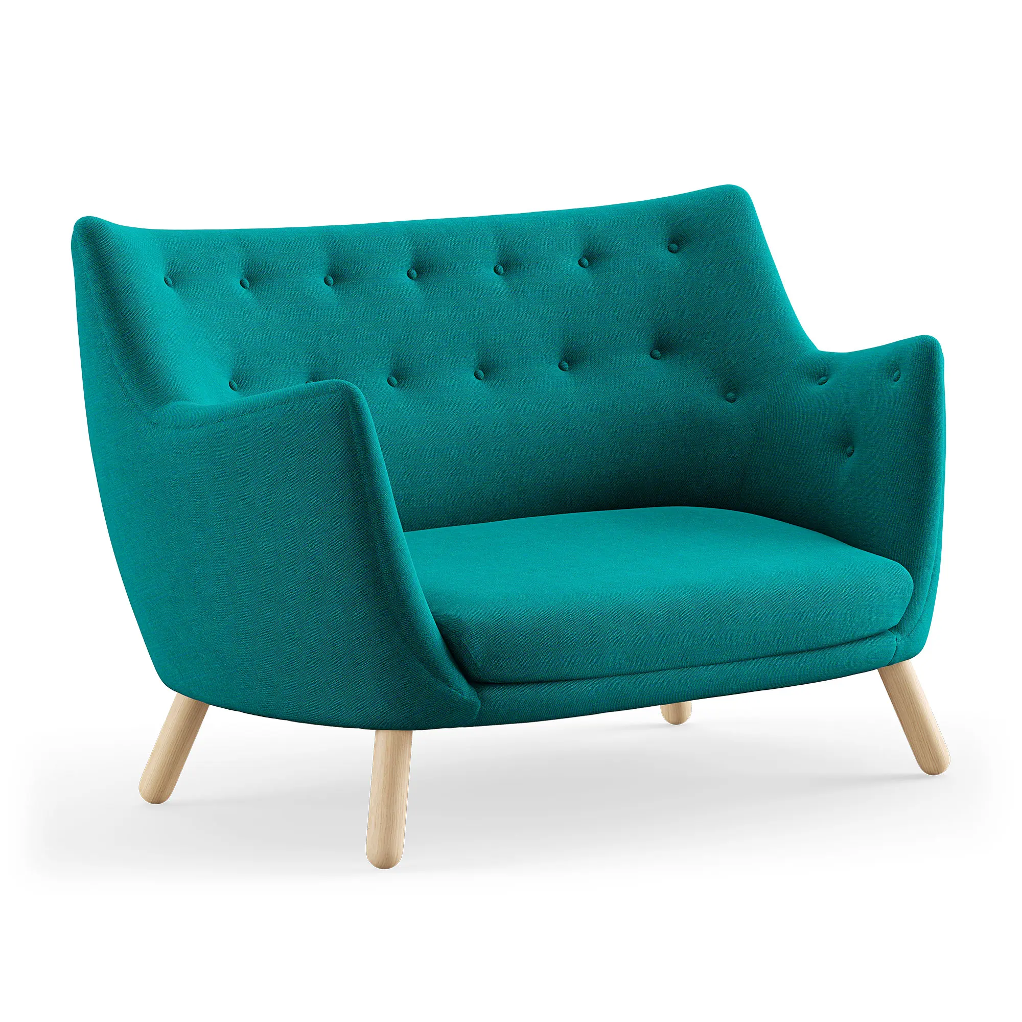 Poet sofa Light oiled oak
