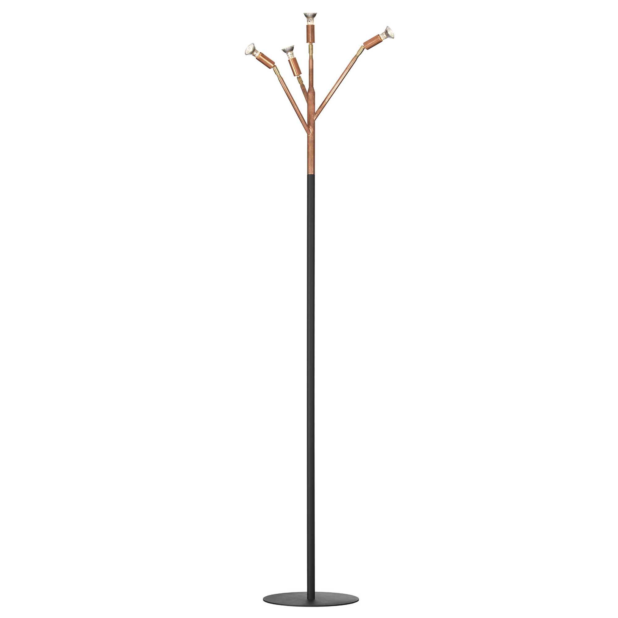 Örsjö Belysning - Kvist Golvlampa, Rå koppar - Uplight - Jonas Bohlin - Koppar | Belysning - Golvlampor - Uplight | Möbelexperten