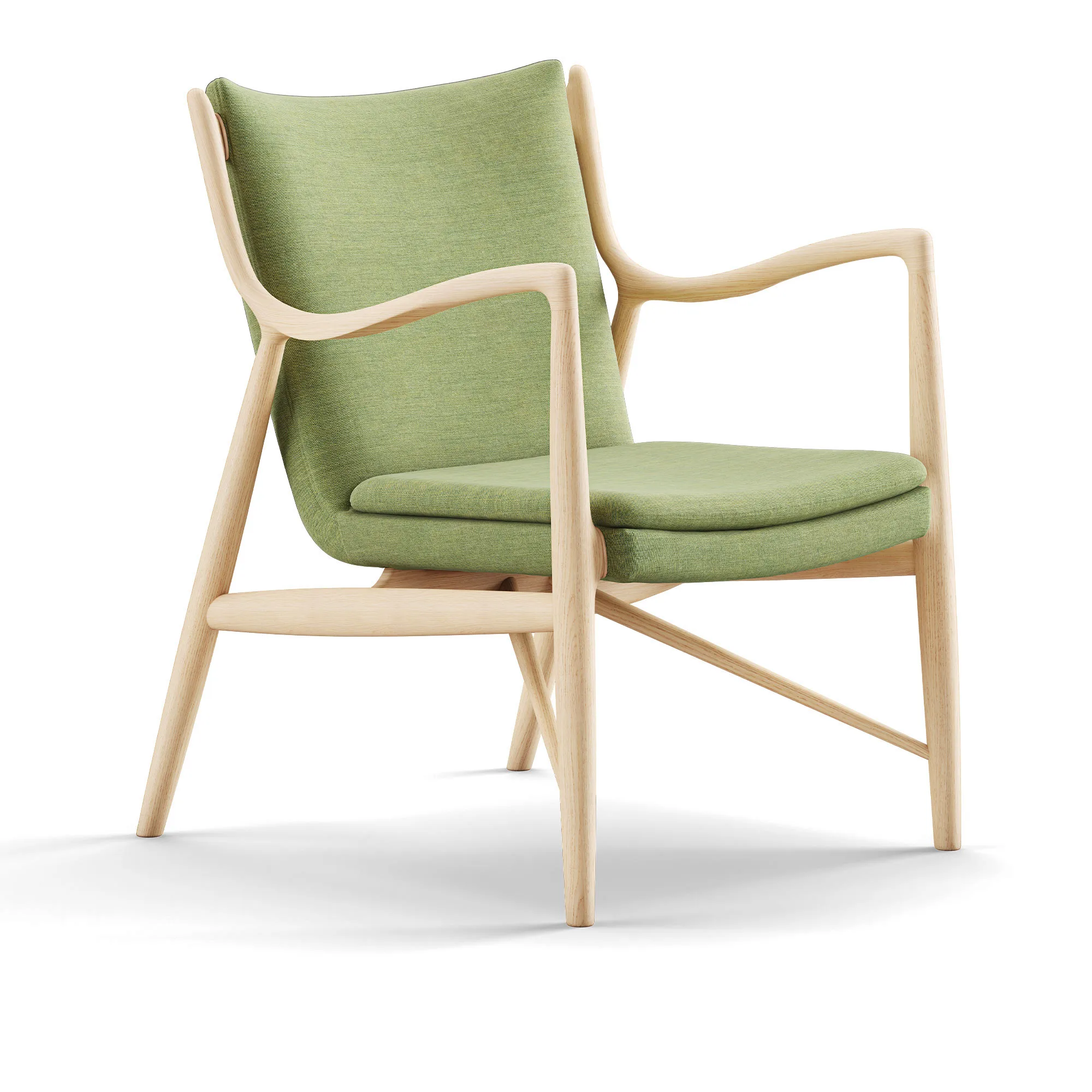 45 fåtölj Clear oiled oak