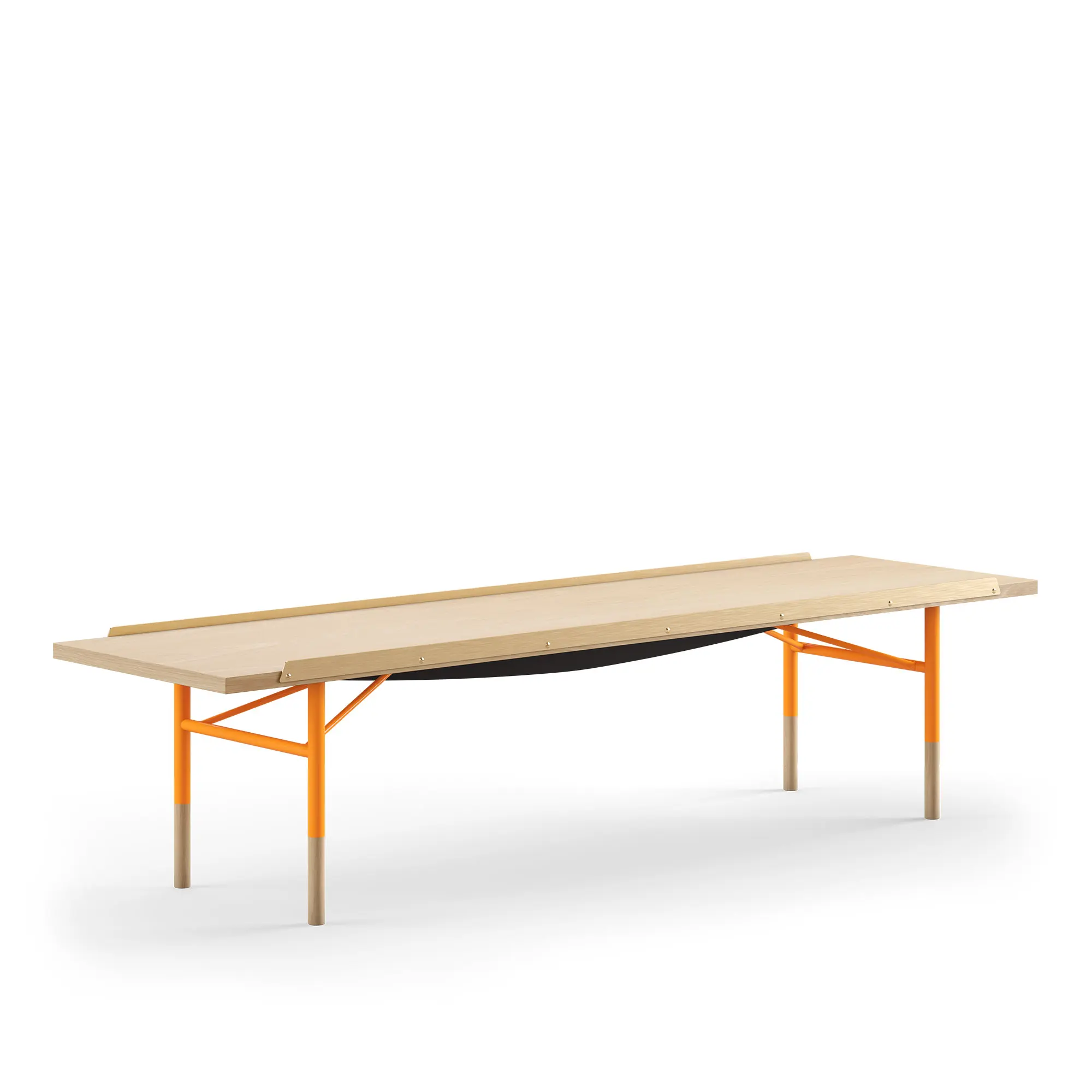 Table Bench bänk Medium med mässingskanter