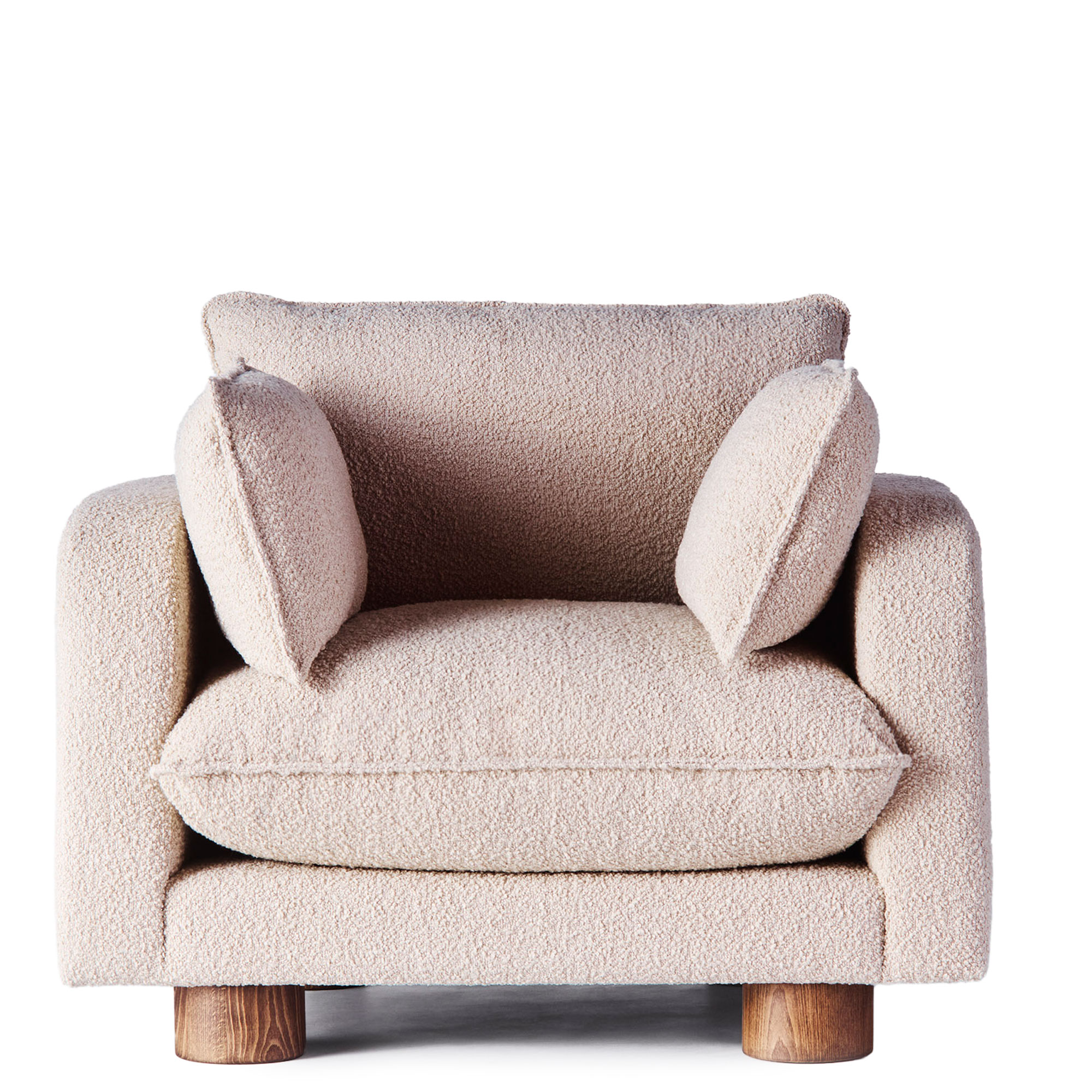 Dusty Deco - Miles Armchair Beige Boucle - Fåtöljer - Matthew Williamson - Beige - Bouclé | Möbler - Fåtöljer Och Puffar - Fåtöljer | Möbelexperten