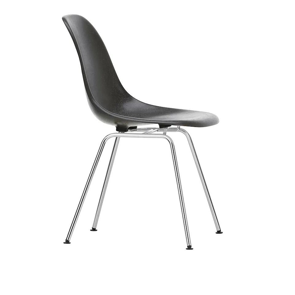 Eames Fiberglass Chair DSX stol Chrome