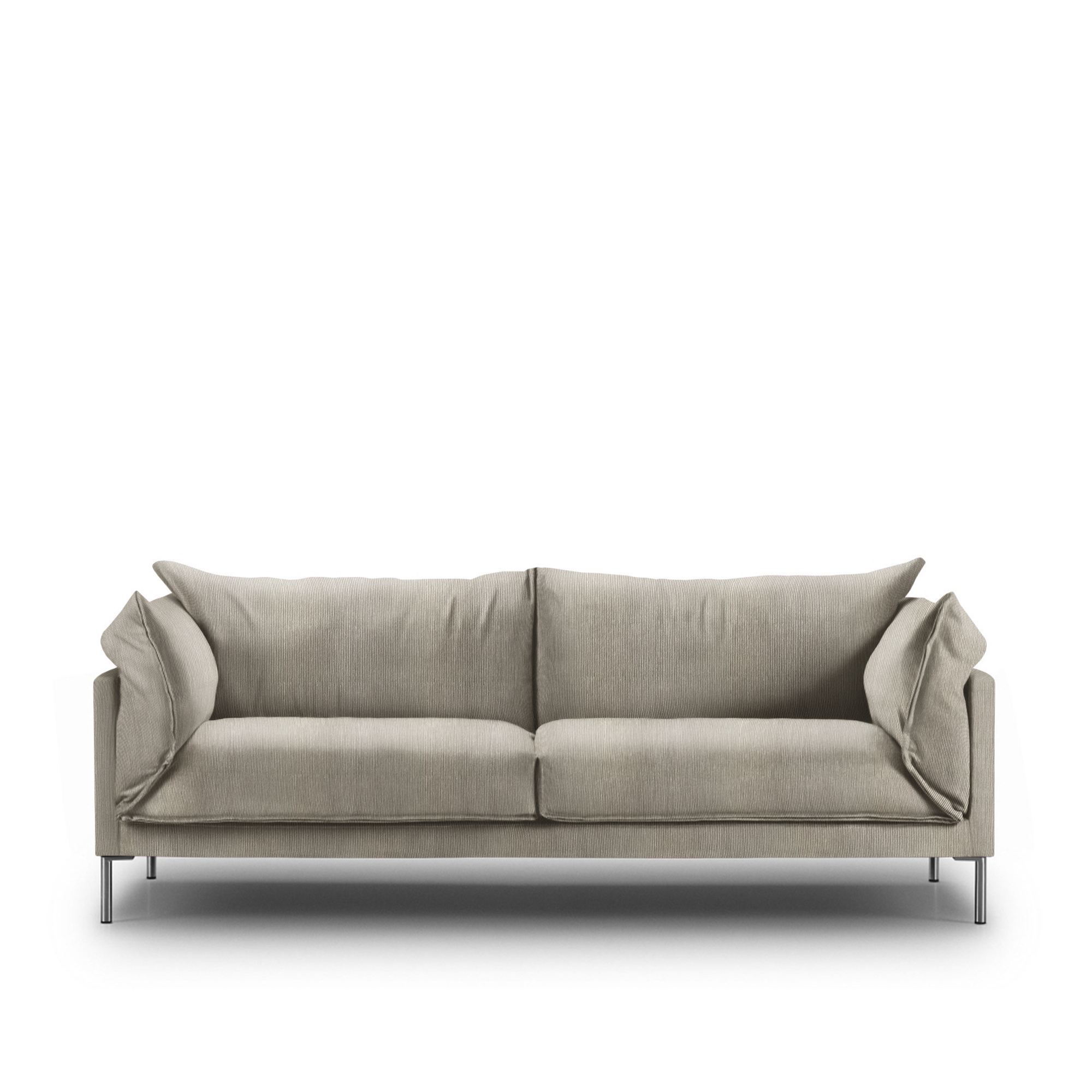 Eilersen - Butterfly 3-sits, Bredd: 220 cm, Tyg: Kat. 3  - Bakar - 27 - Soffor - Jens Juul Eilersen,Yuzuru Nishiyama - Grå