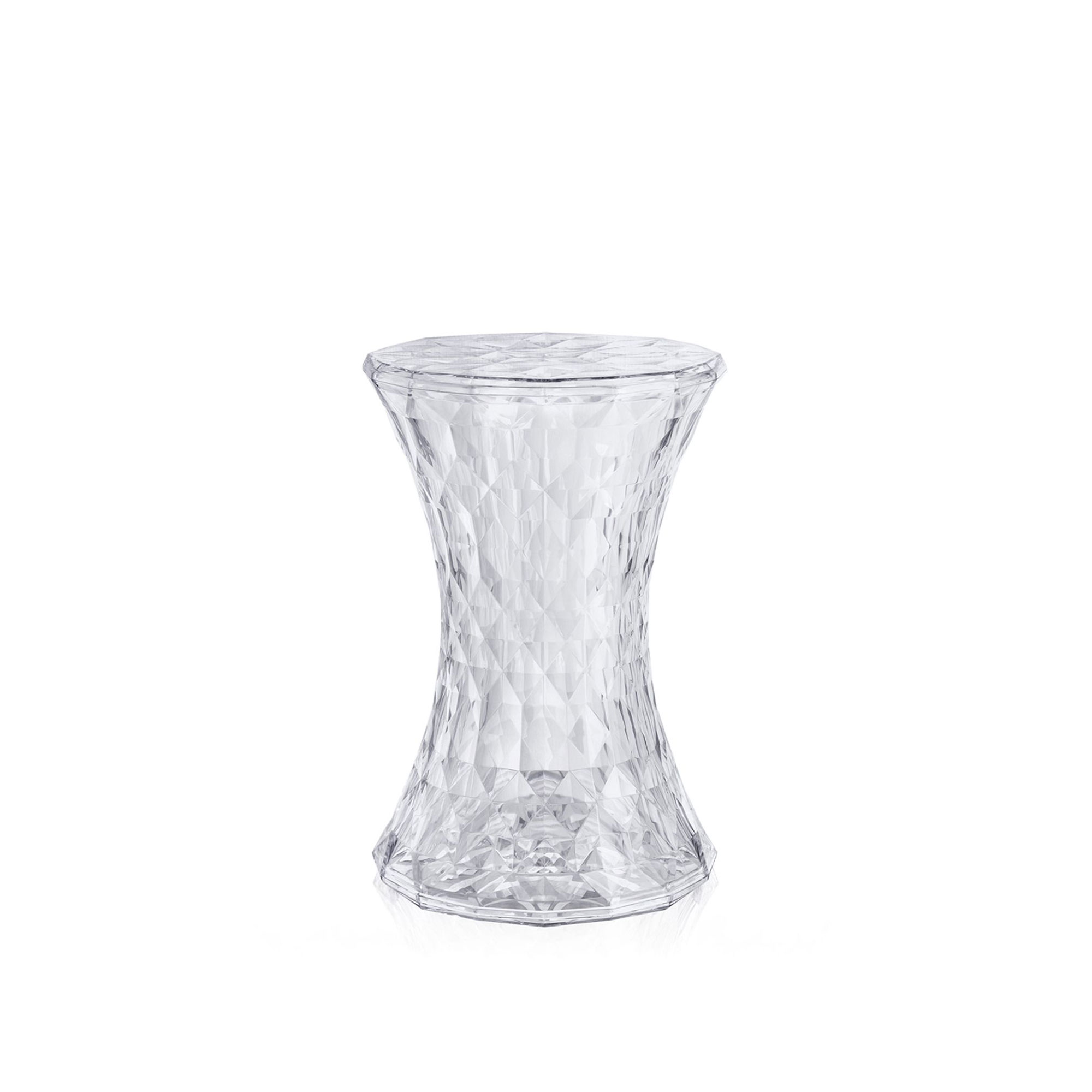 Kartell - Stone Stool, Crystal - Sittpallar - Marcel Wanders - Transparent - Plast